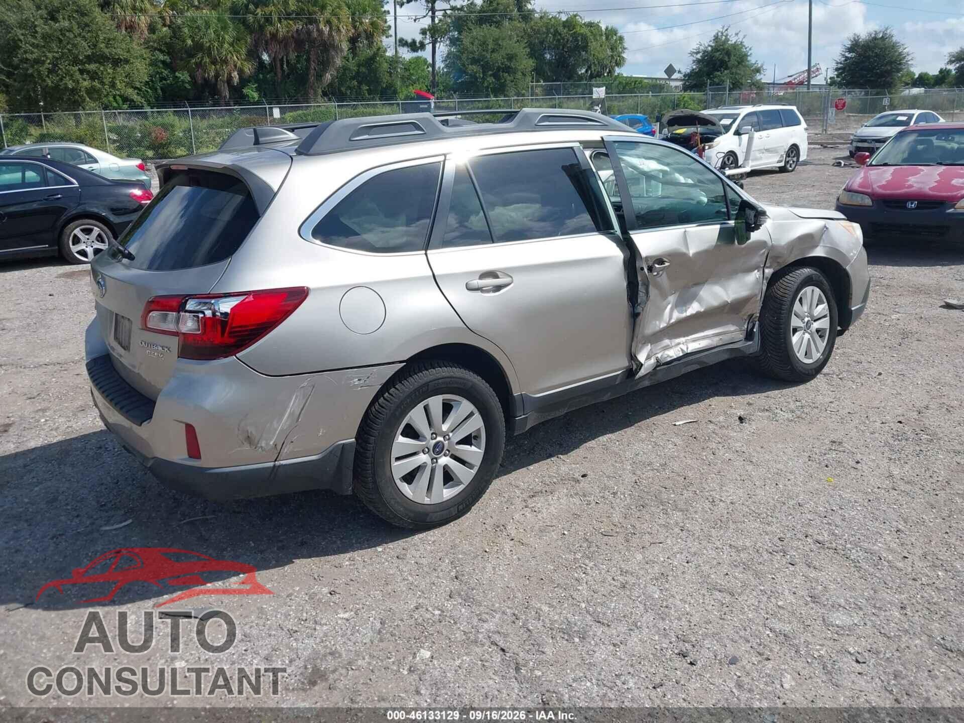 SUBARU OUTBACK 2017 - 4S4BSAFC0H3330933
