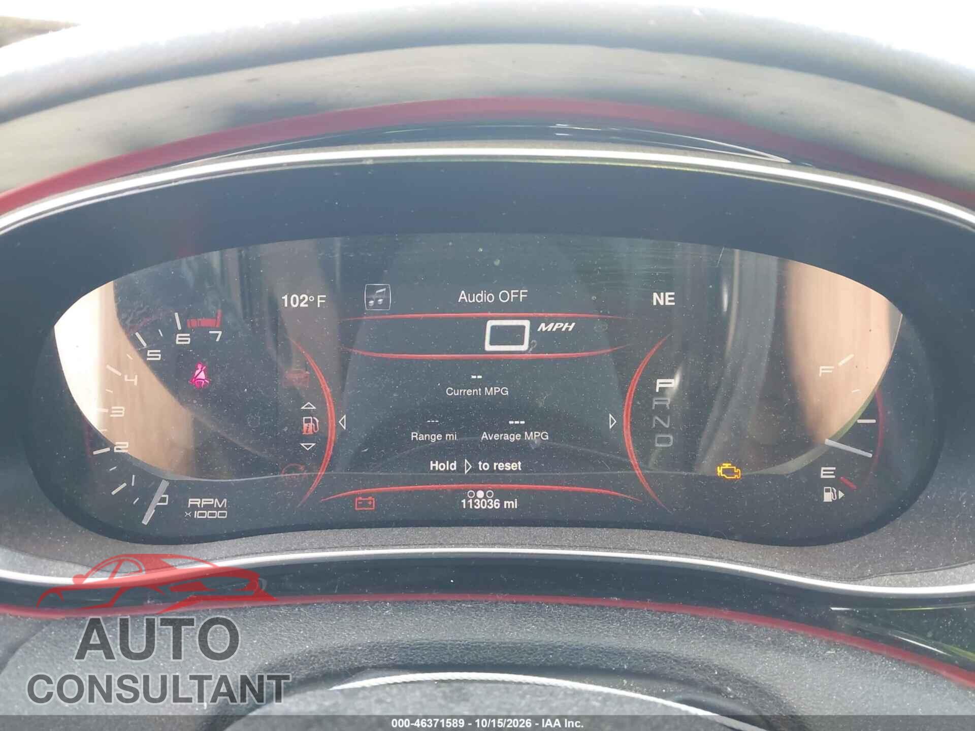 DODGE DART 2015 - 1C3CDFDH1FD181622