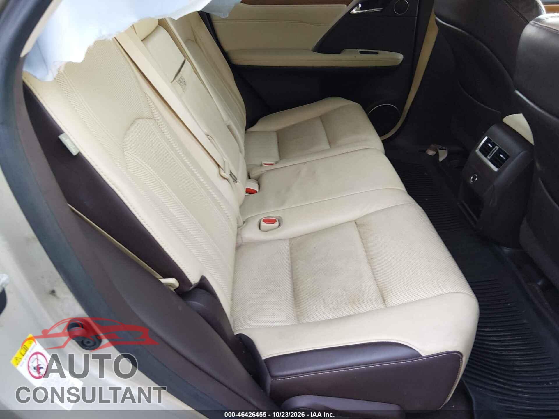 LEXUS RX 350 2017 - 2T2BZMCA2HC068582