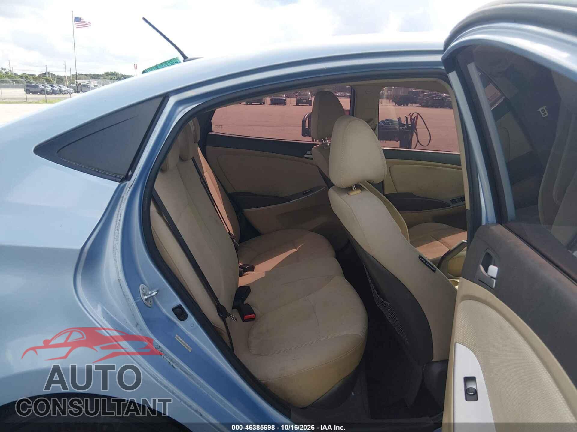 HYUNDAI ACCENT 2013 - KMHCT4AE0DU525379