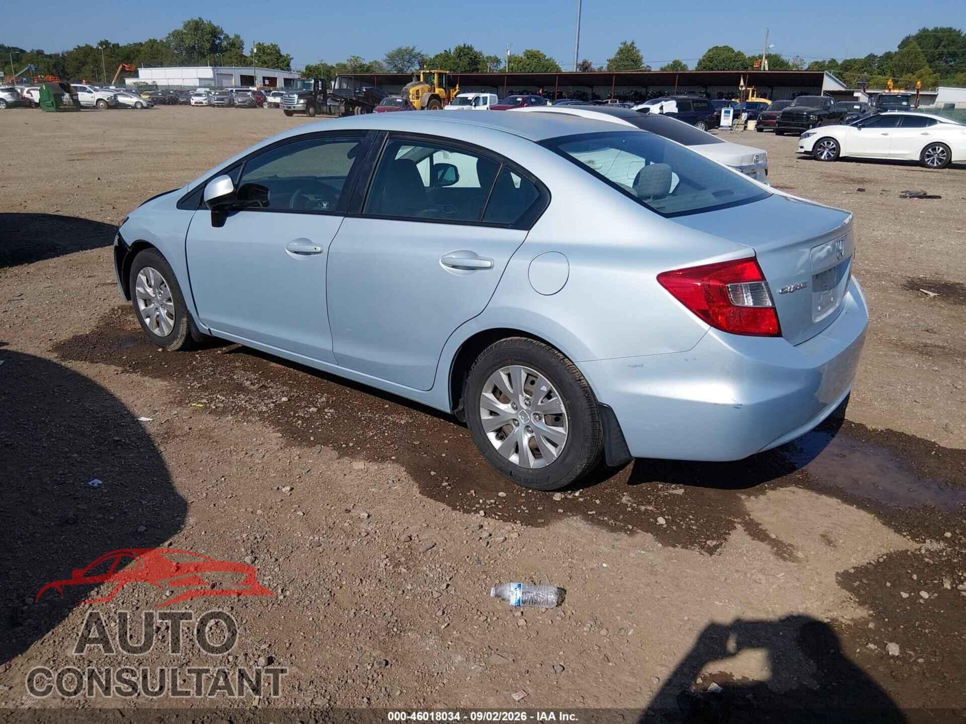 HONDA CIVIC 2012 - 2HGFB2F53CH536610