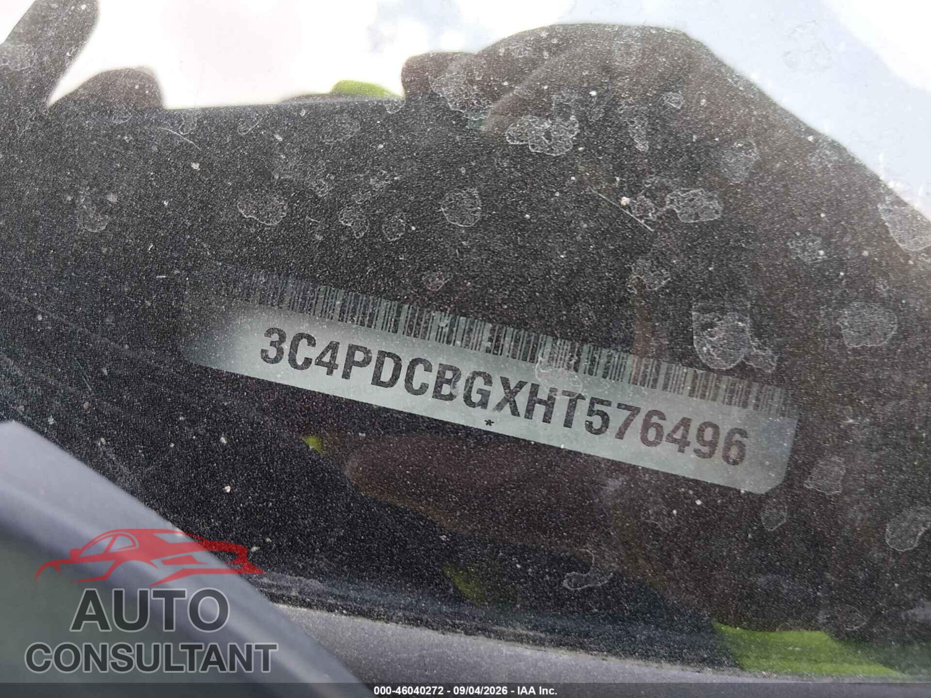 DODGE JOURNEY 2017 - 3C4PDCBGXHT576496