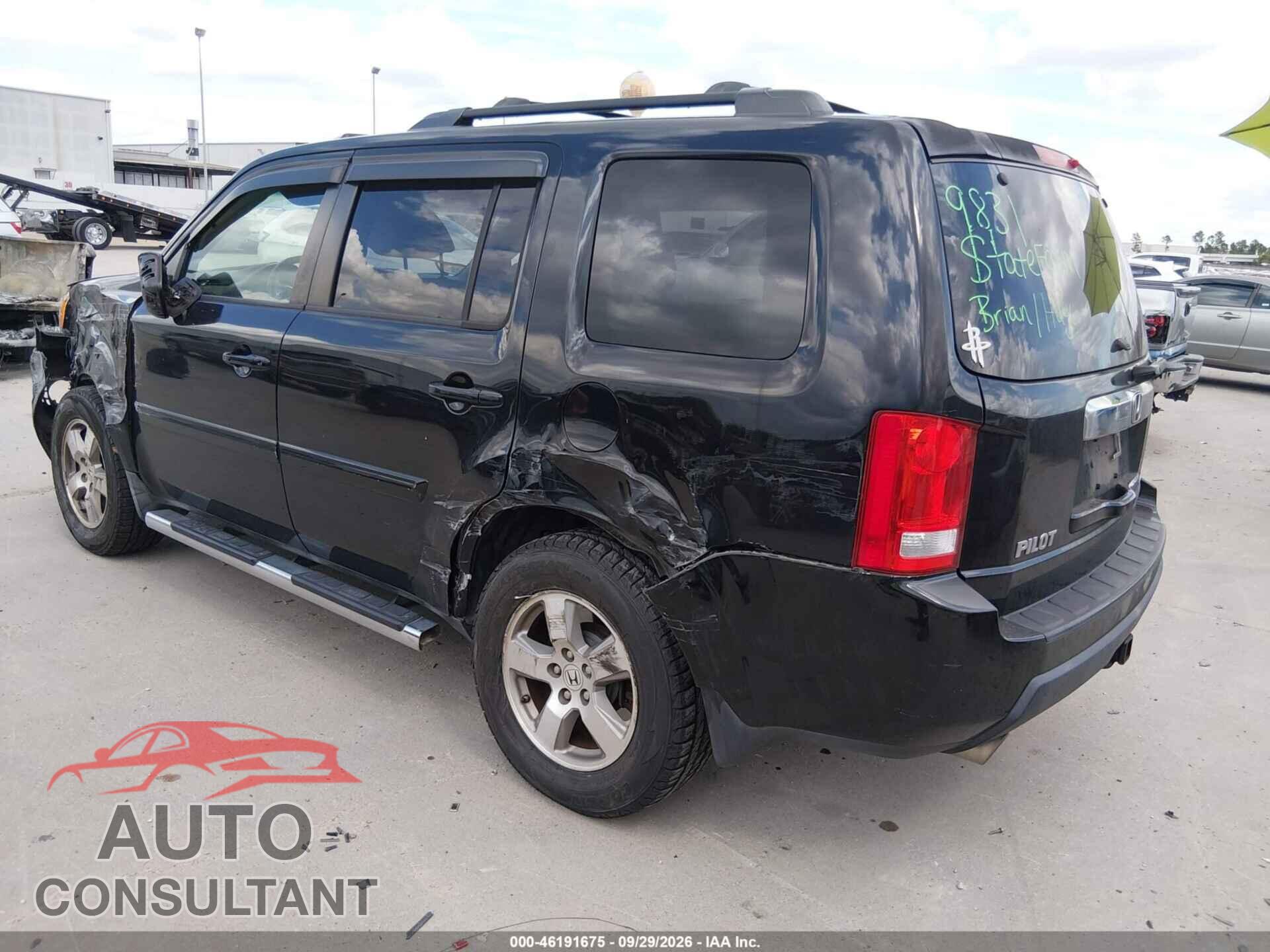 HONDA PILOT 2011 - 5FNYF4H53BB006274