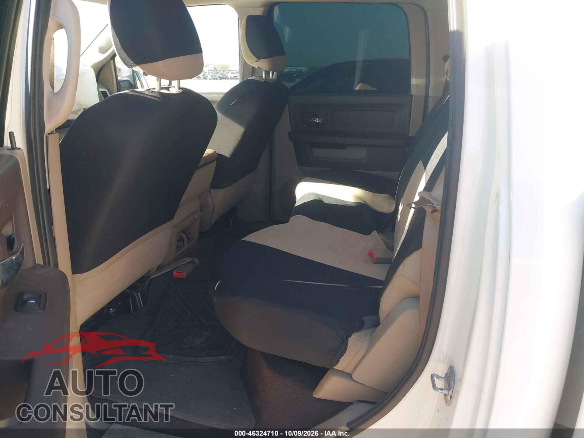 DODGE RAM 1500 2009 - 1D3HB13T39S754320