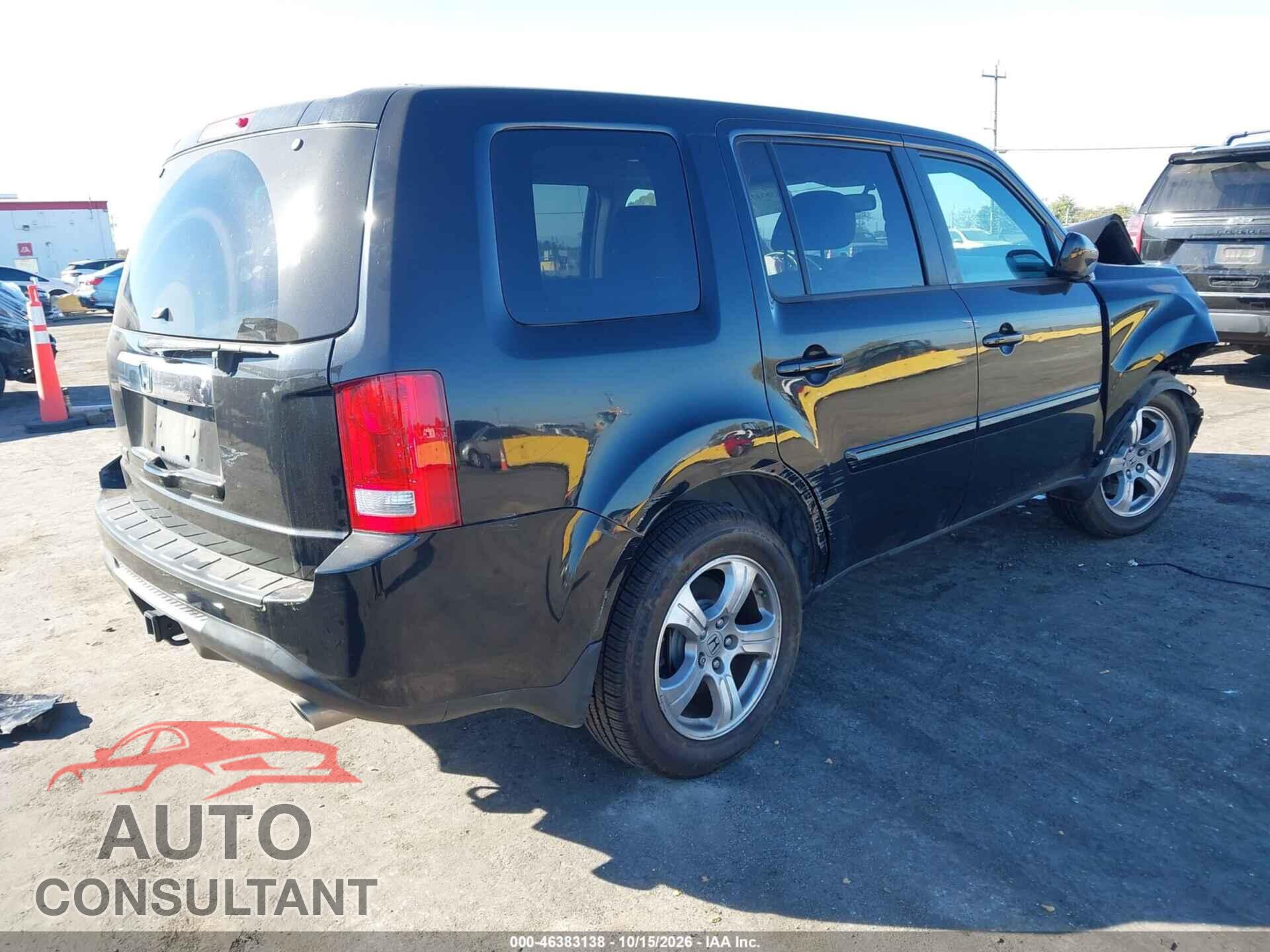 HONDA PILOT 2013 - 5FNYF3H55DB044750