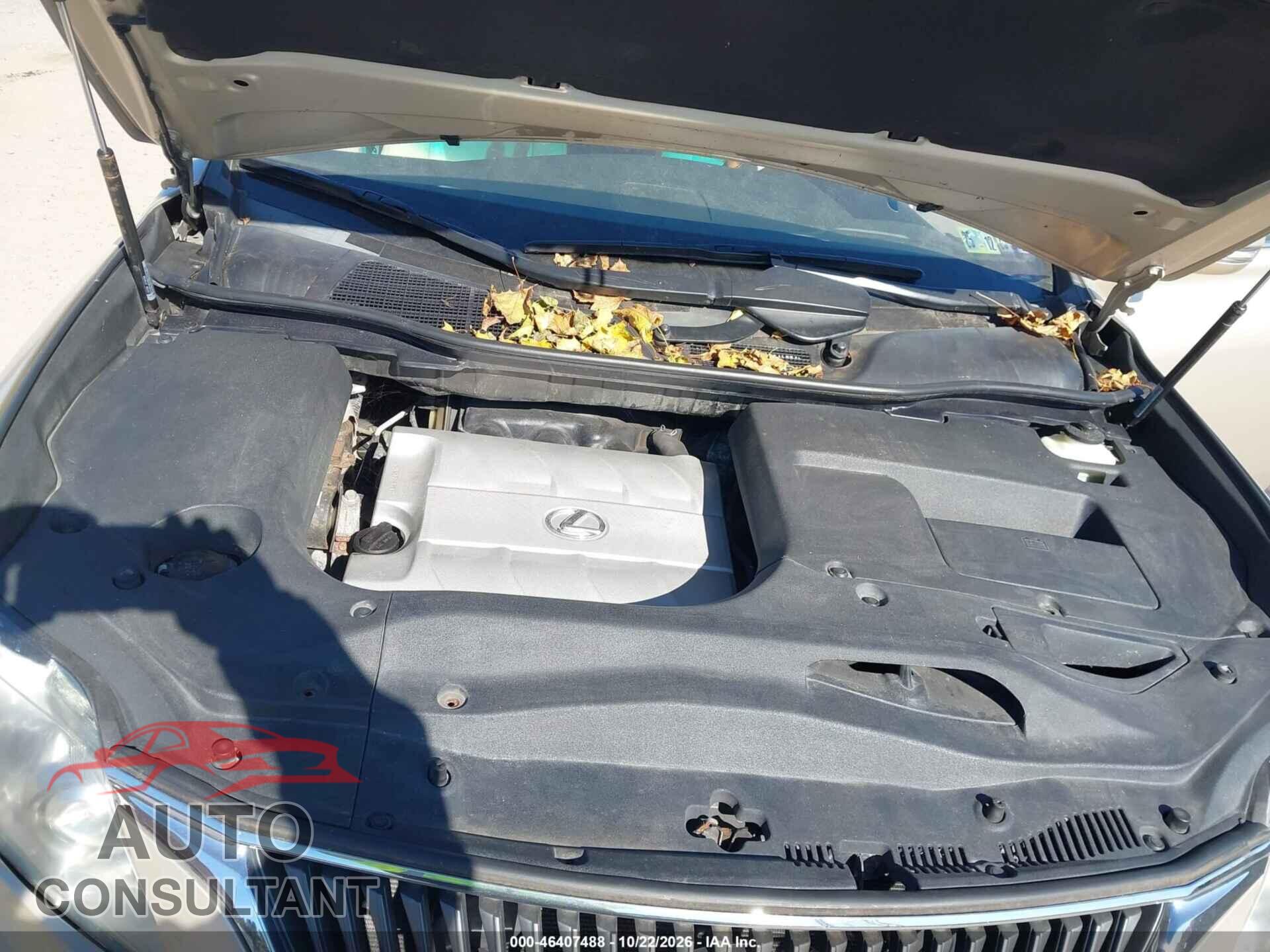 LEXUS RX 350 2011 - 2T2BK1BA3BC087105
