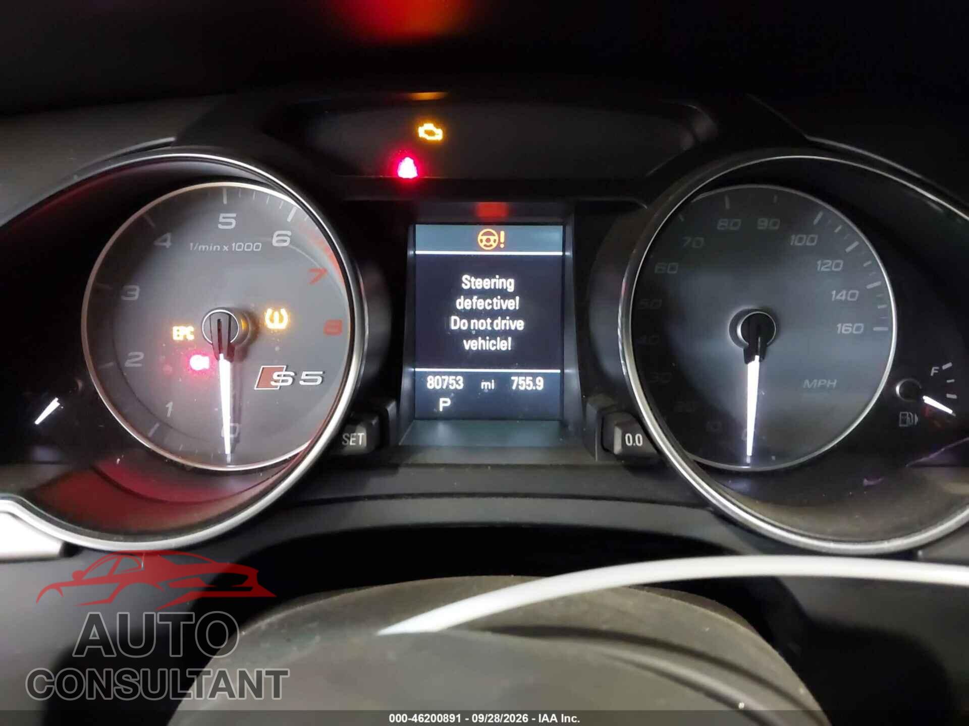 AUDI S5 2014 - WAUCGAFR2EA025338