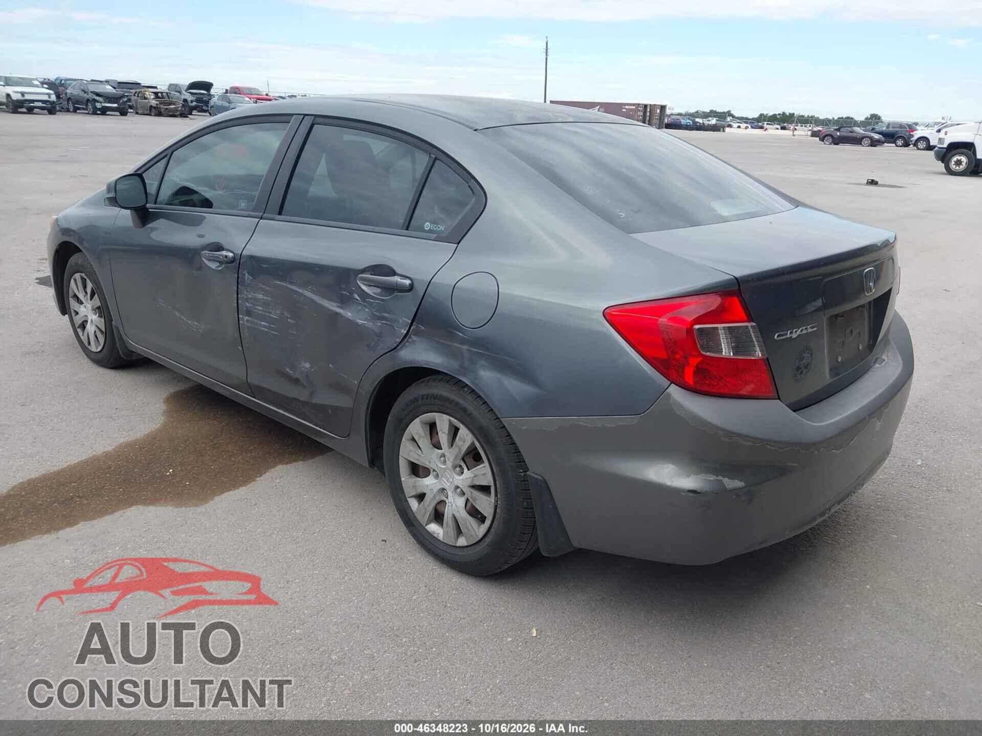 HONDA CIVIC 2012 - 2HGFB2F57CH317617
