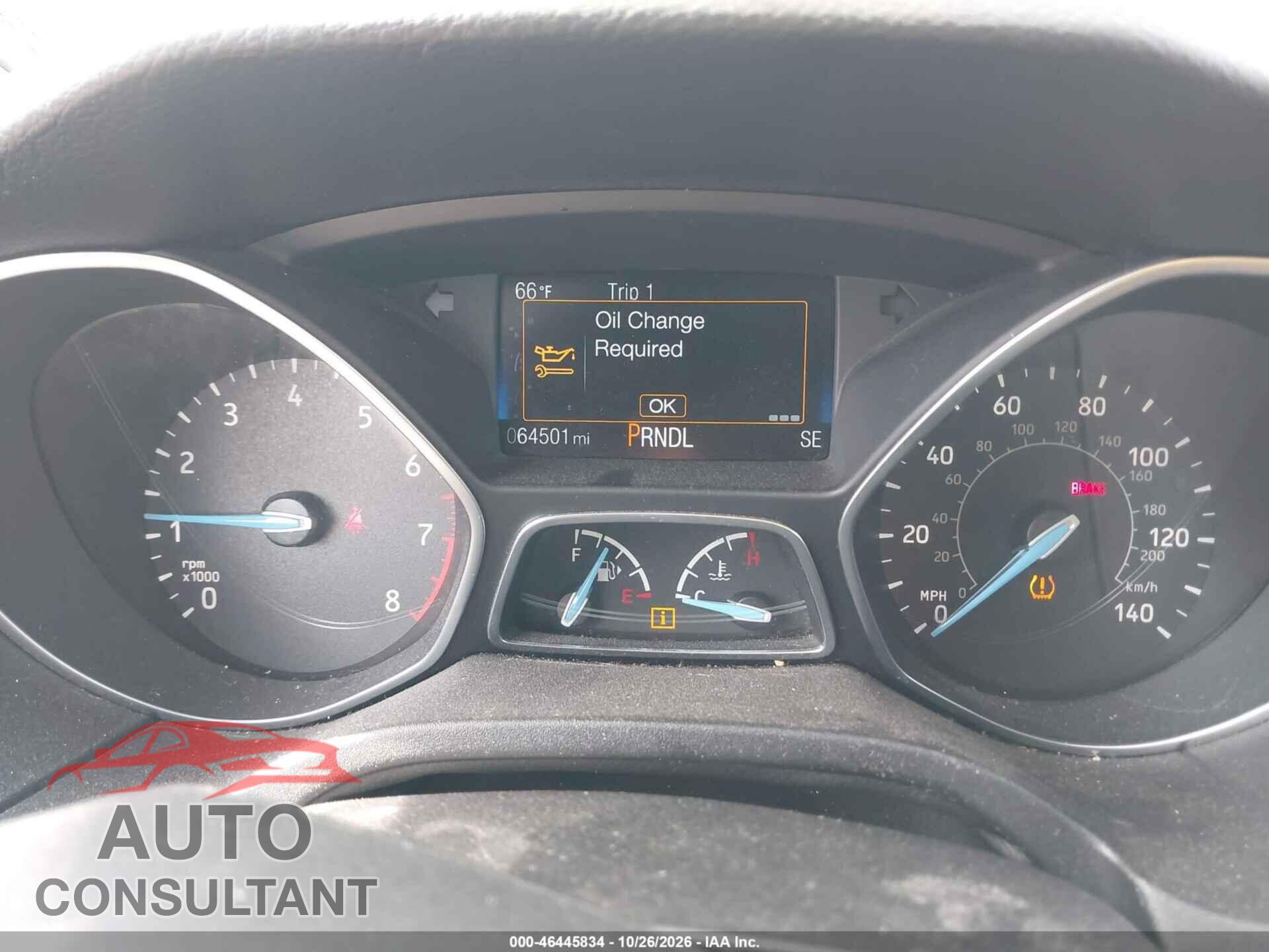 FORD FOCUS 2017 - 1FADP3K28HL293465
