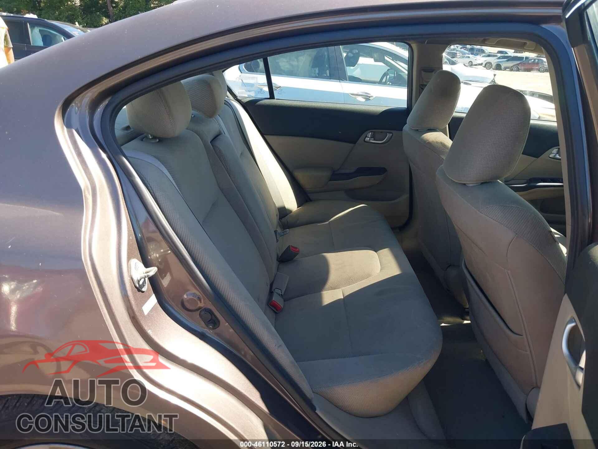 HONDA CIVIC 2012 - 2HGFB2F80CH521069
