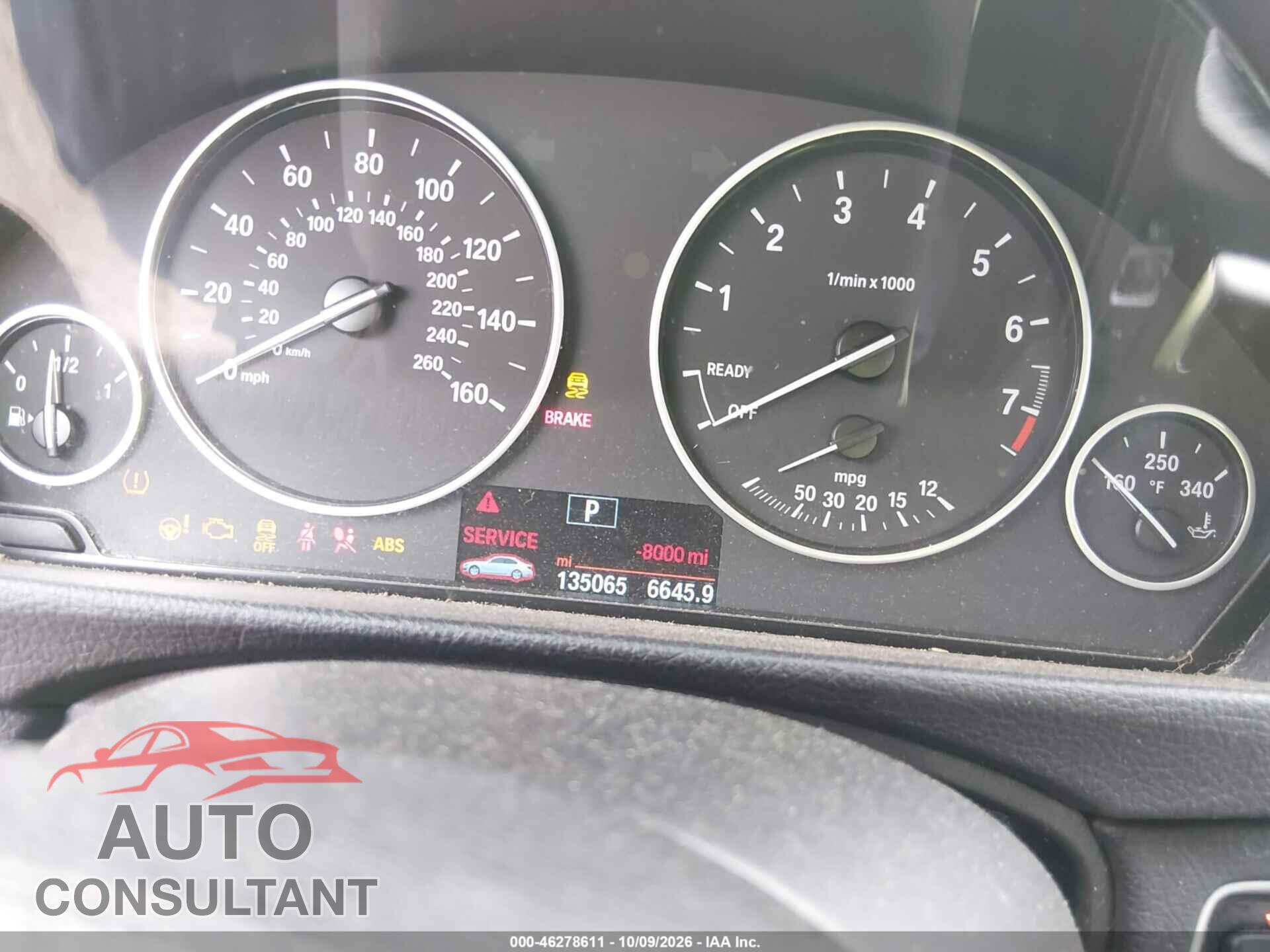 BMW 320I 2016 - WBA8E5G53GNU22194
