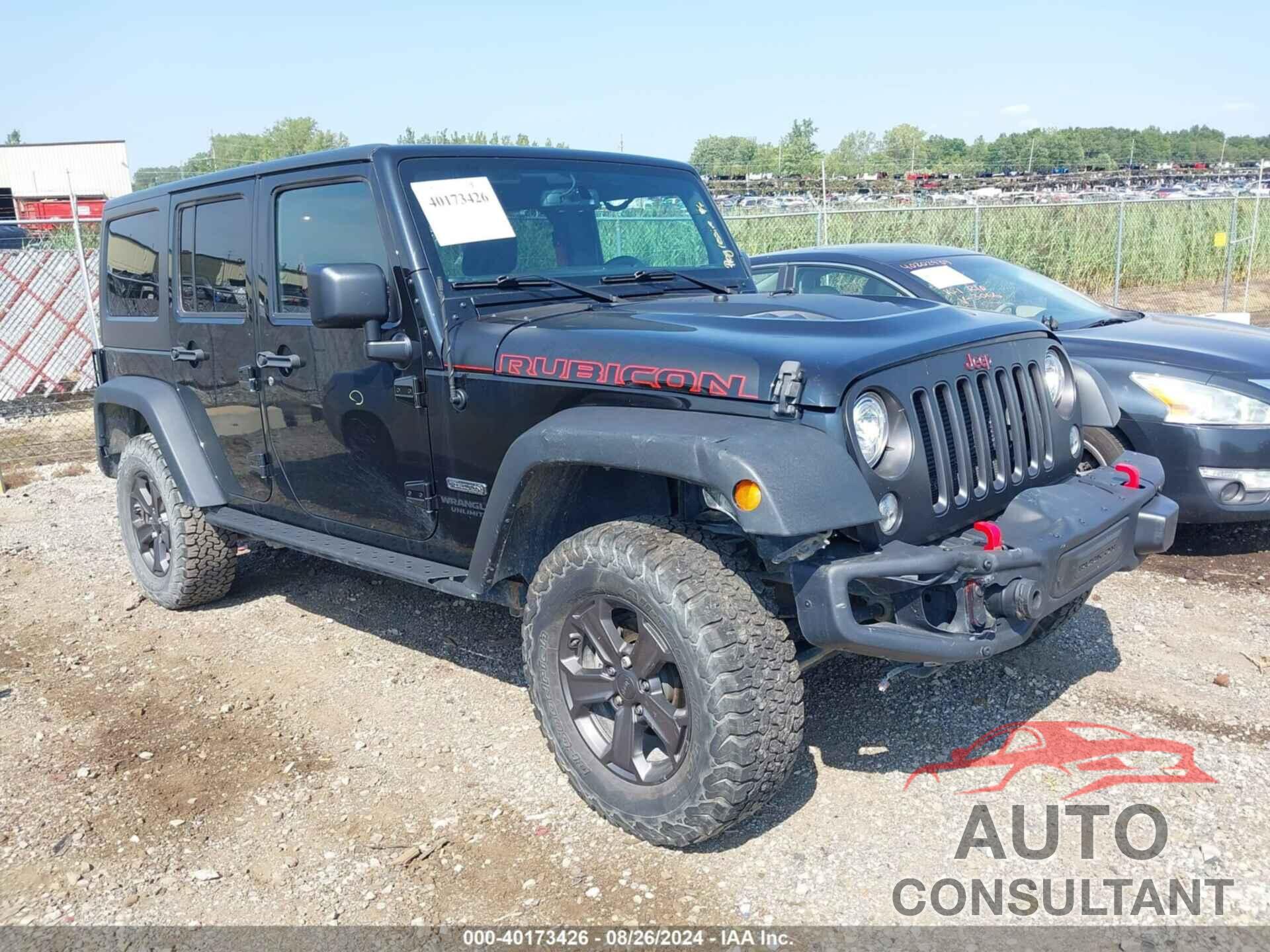 JEEP WRANGLER UNLIMITED 2017 - 1C4BJWFG4HL751934