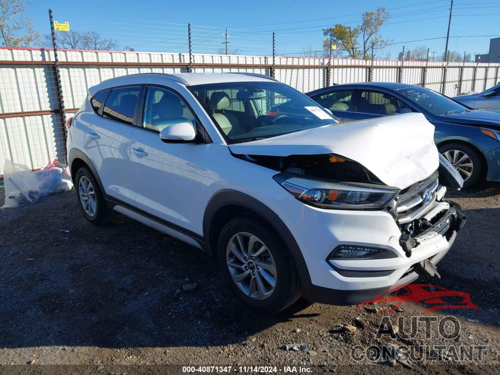 HYUNDAI TUCSON 2017 - KM8J3CA40HU456871