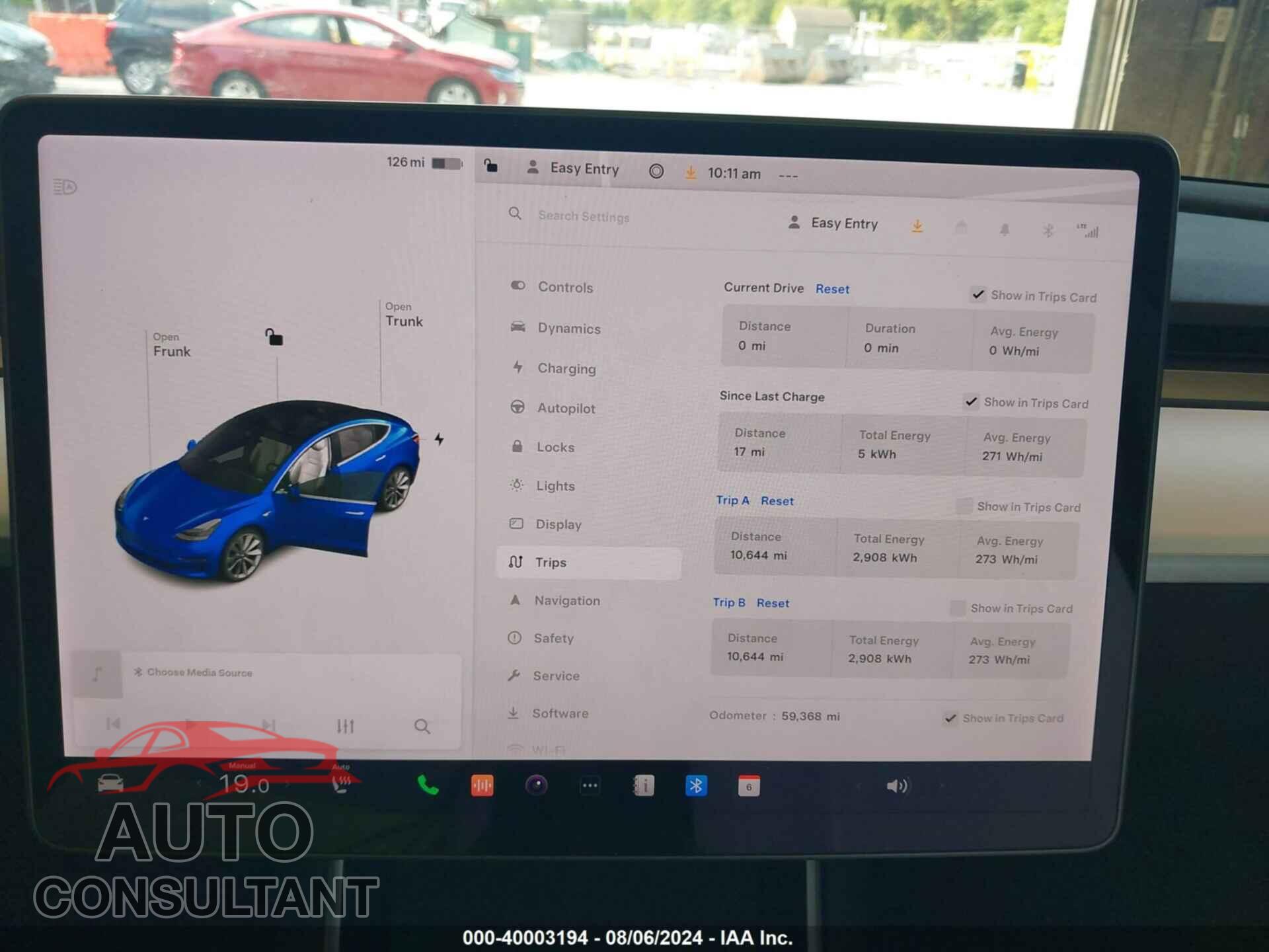 TESLA MODEL 3 2018 - 5YJ3E1EB2JF097736