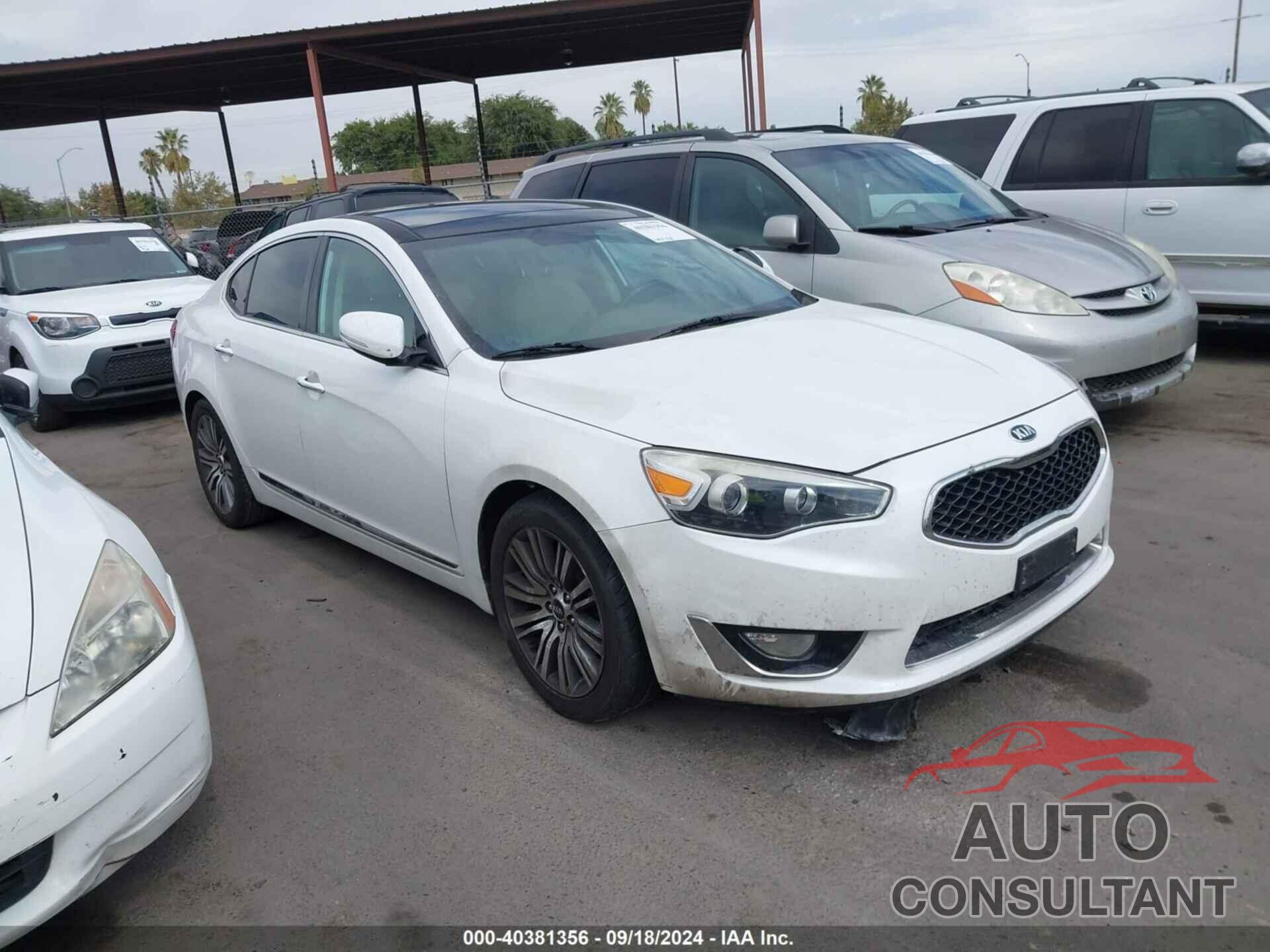 KIA CADENZA 2016 - KNALN4D77G5218198