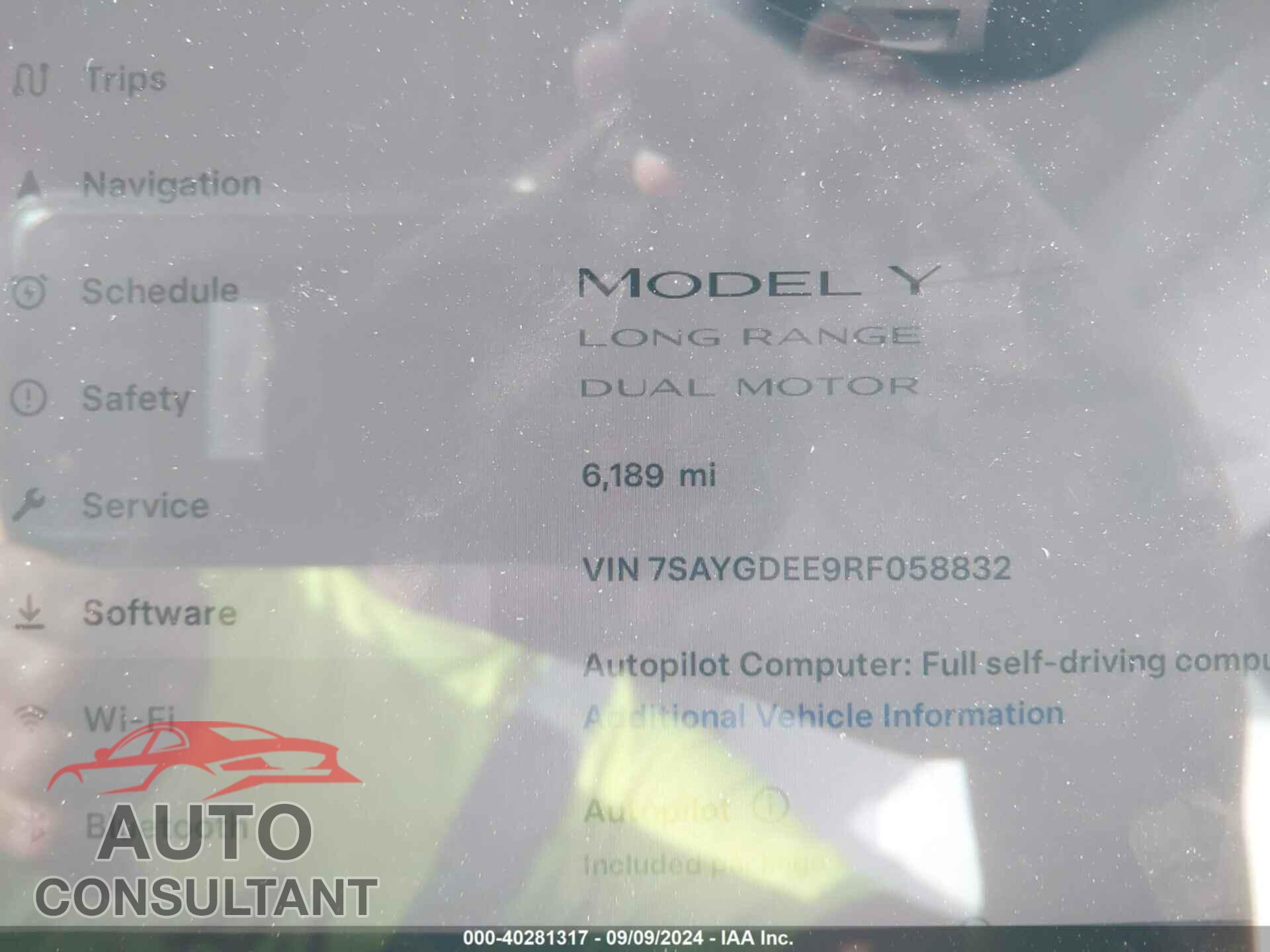 TESLA MODEL Y 2024 - 7SAYGDEE9RF058832
