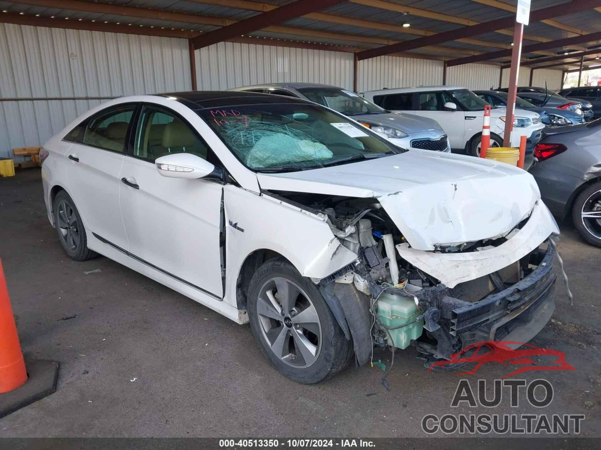 HYUNDAI SONATA HYBRID 2012 - KMHEC4A48CA062892