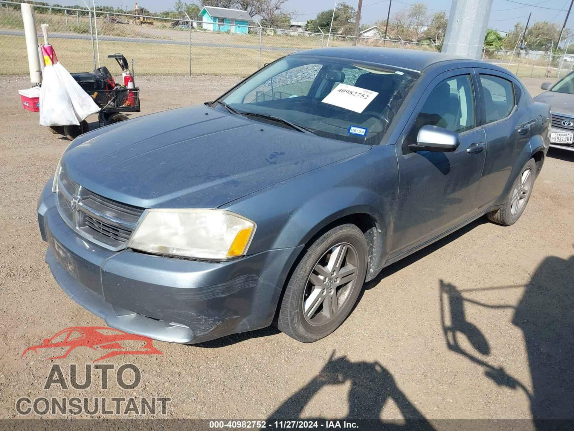 DODGE AVENGER 2010 - 1B3CC1FB7AN175516