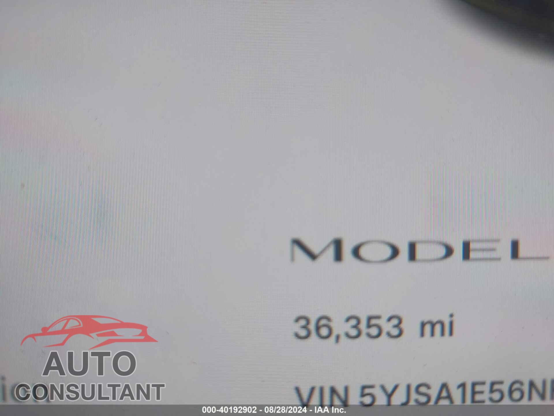 TESLA MODEL S 2022 - 5YJSA1E56NF488427