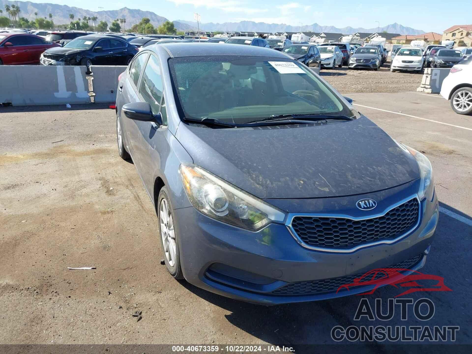 KIA FORTE 2016 - KNAFX4A61G5590249