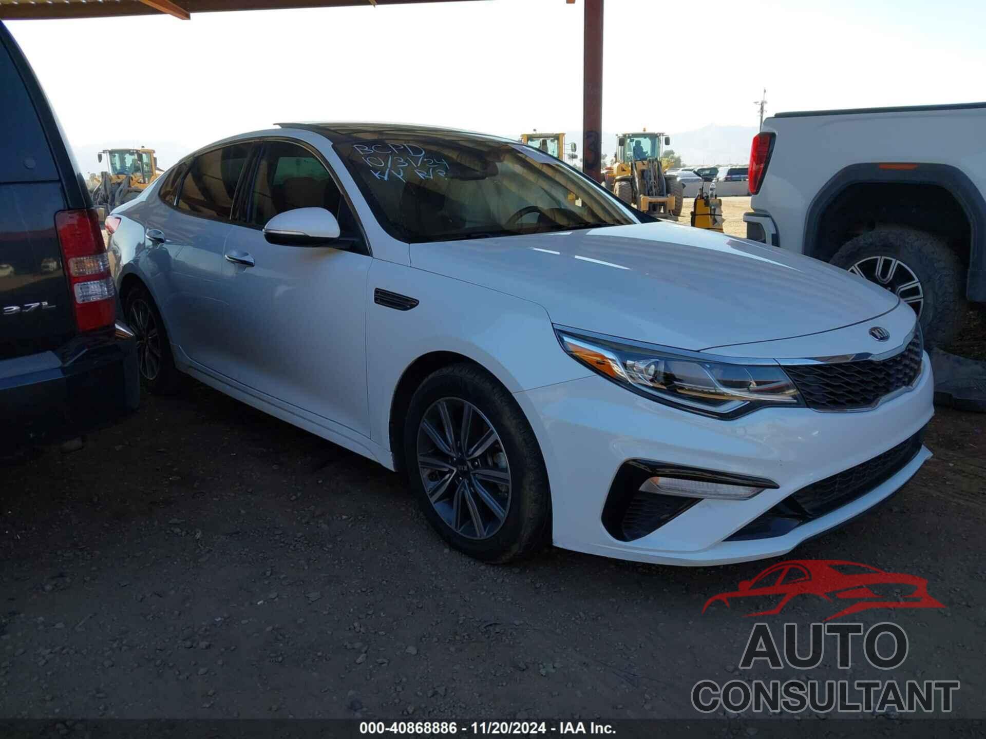 KIA OPTIMA 2019 - 5XXGT4L36KG339124