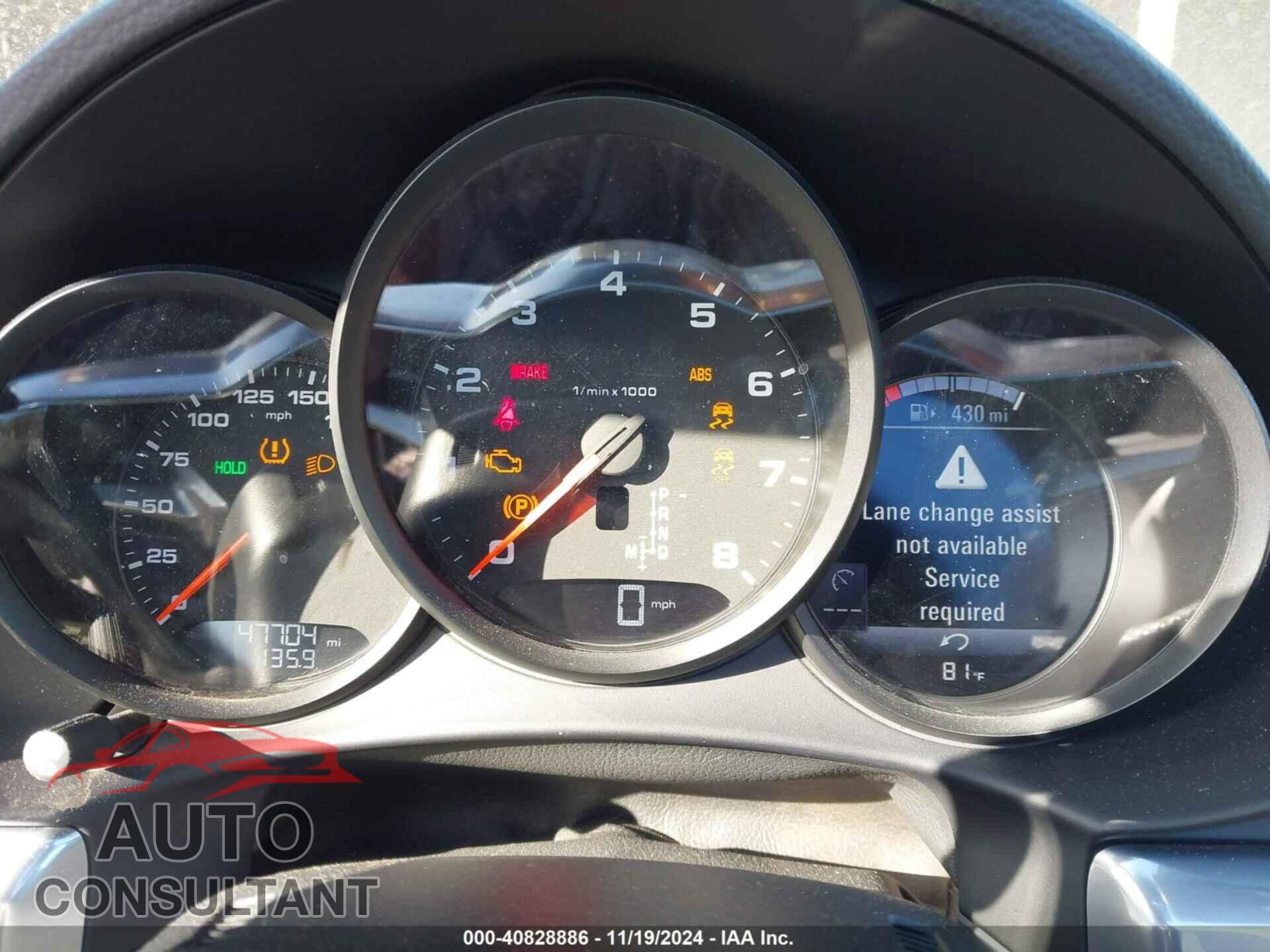 PORSCHE BOXSTER 2018 - WP0CA2A8XJS211030