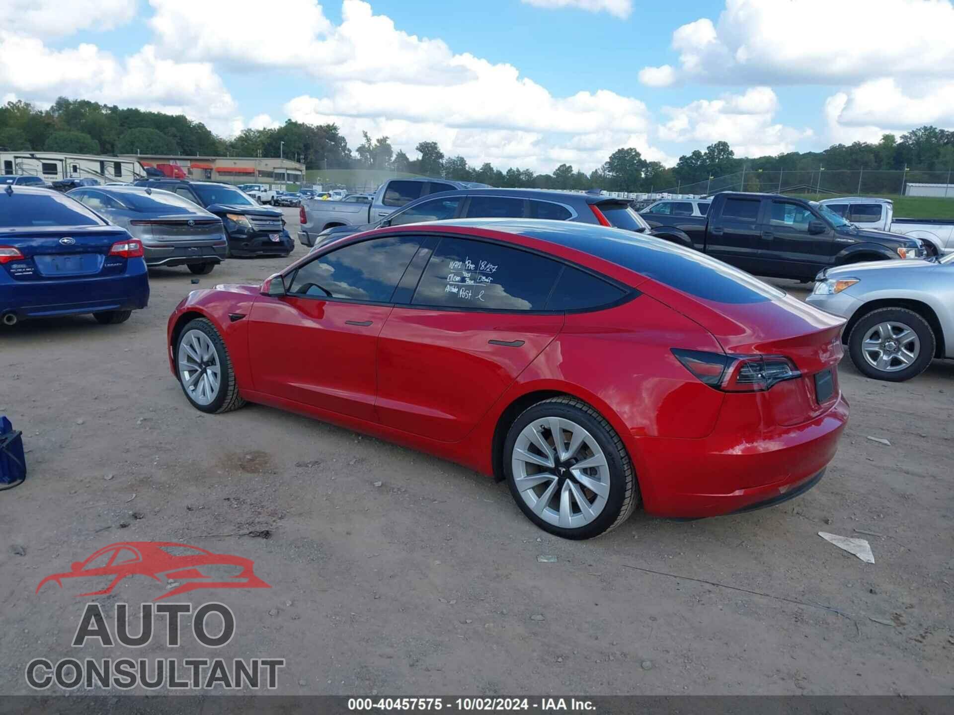 TESLA MODEL 3 2022 - 5YJ3E1EA4NF186799