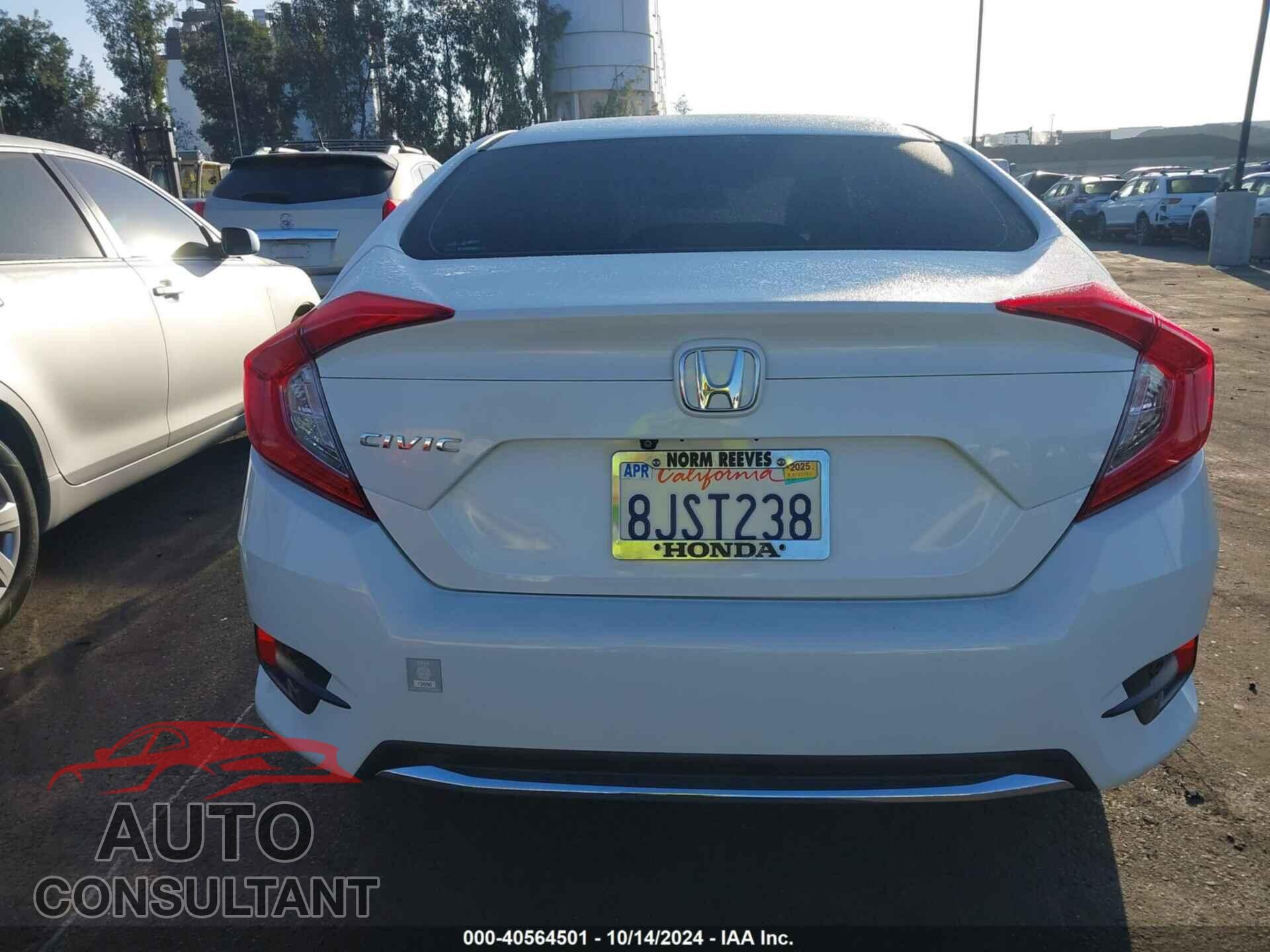 HONDA CIVIC 2019 - 2HGFC2F61KH522189