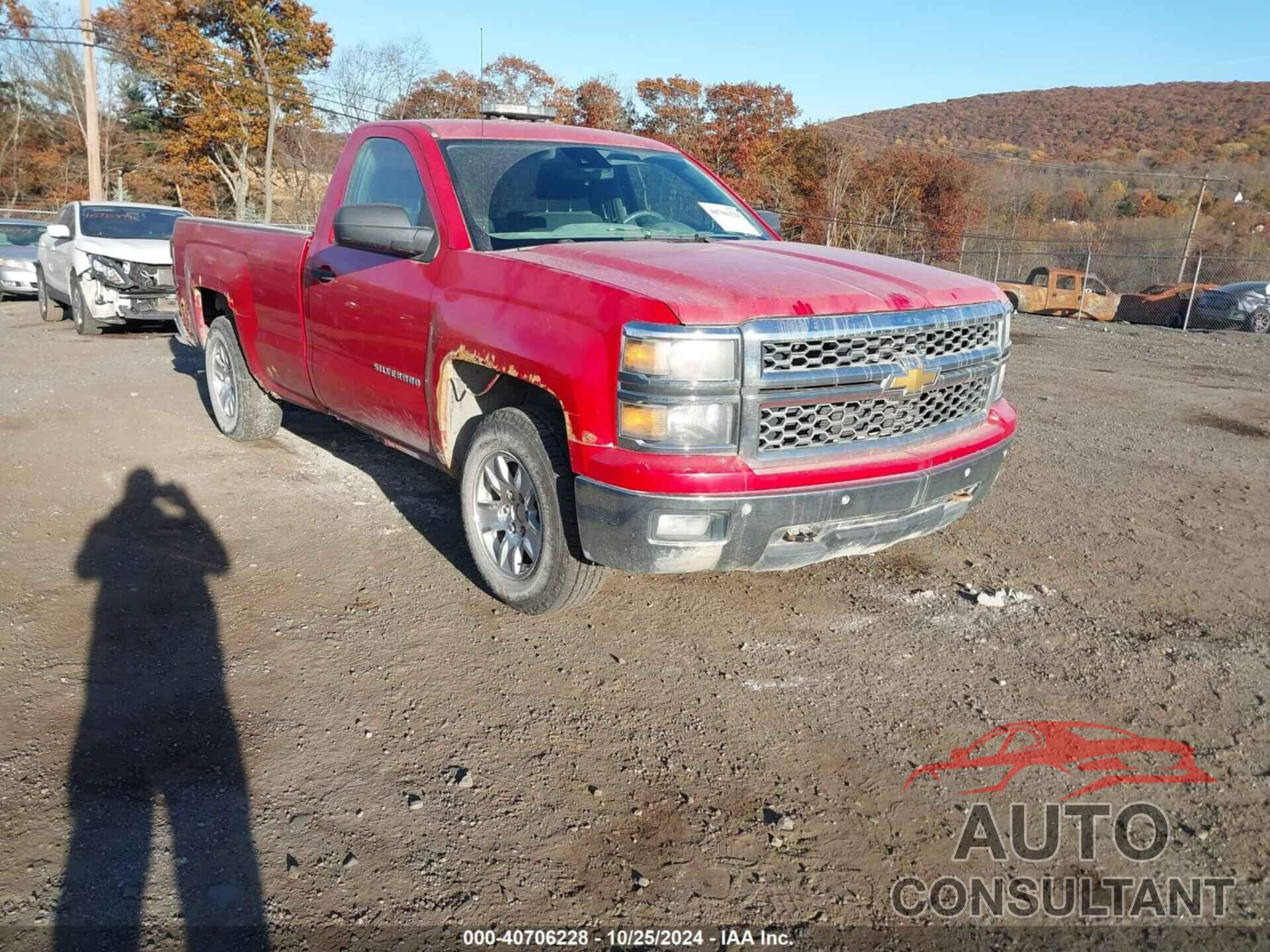 CHEVROLET SILVERADO 1500 2014 - 1GCNKREC2EZ207693