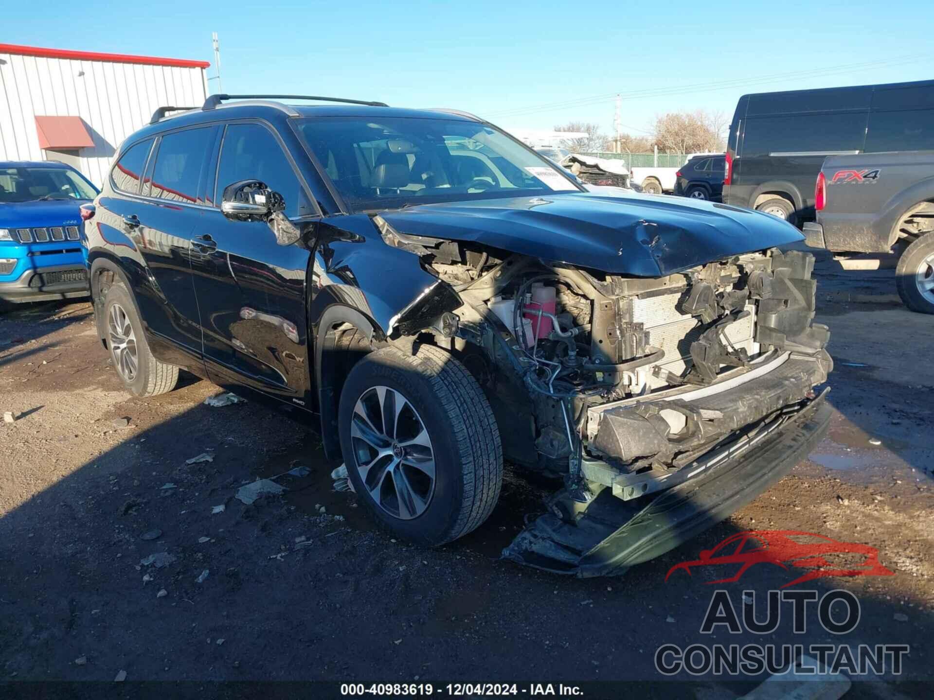 TOYOTA HIGHLANDER 2022 - 5TDGBRCH6NS542237