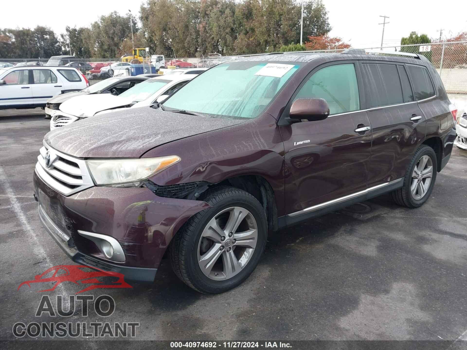 TOYOTA HIGHLANDER 2011 - 5TDYK3EH2BS024104
