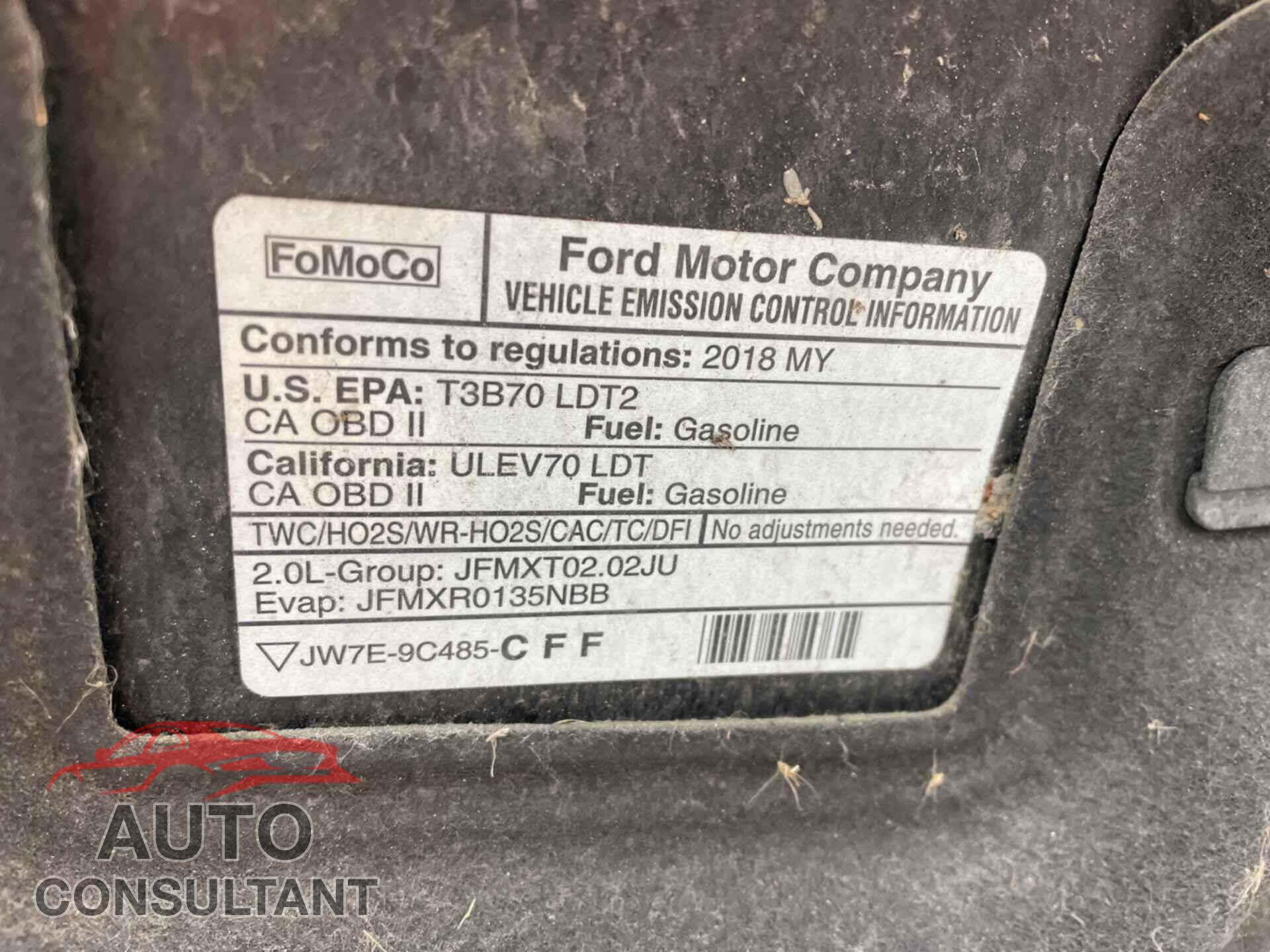 FORD EDGE 2018 - 2FMPK4J98JBB58028