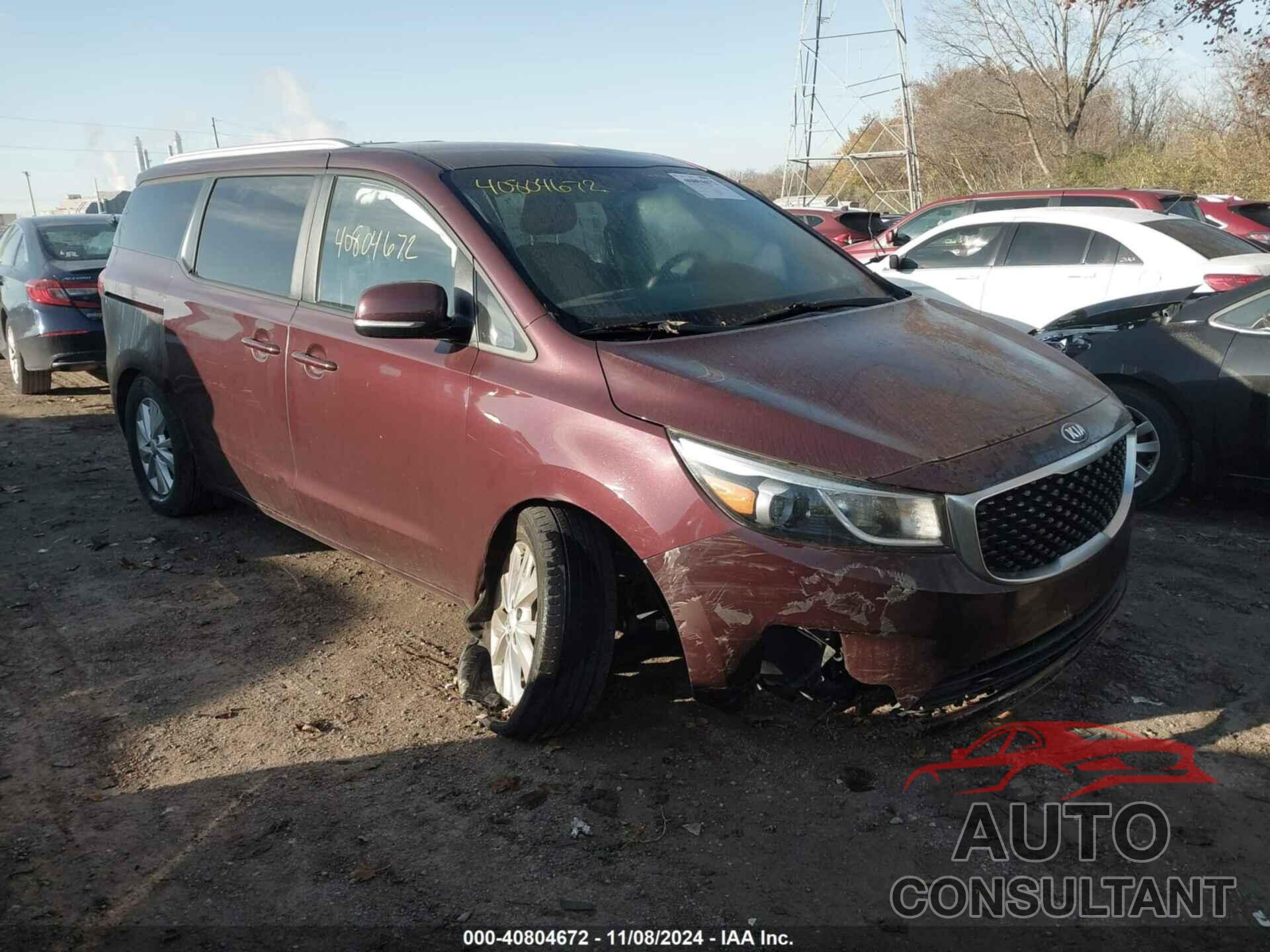 KIA SEDONA 2016 - KNDMB5C11G6189181