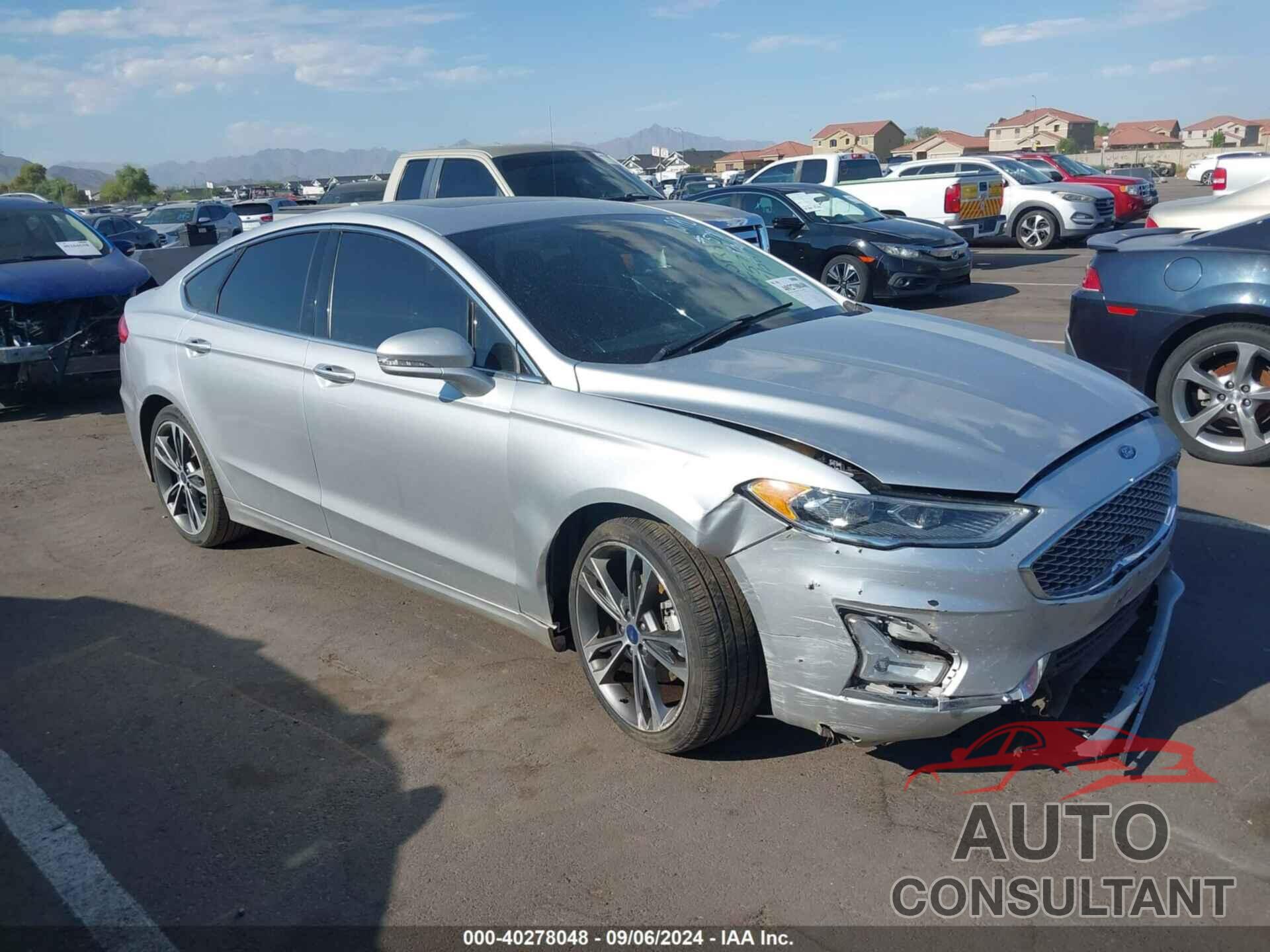 FORD FUSION 2019 - 3FA6P0K96KR265337