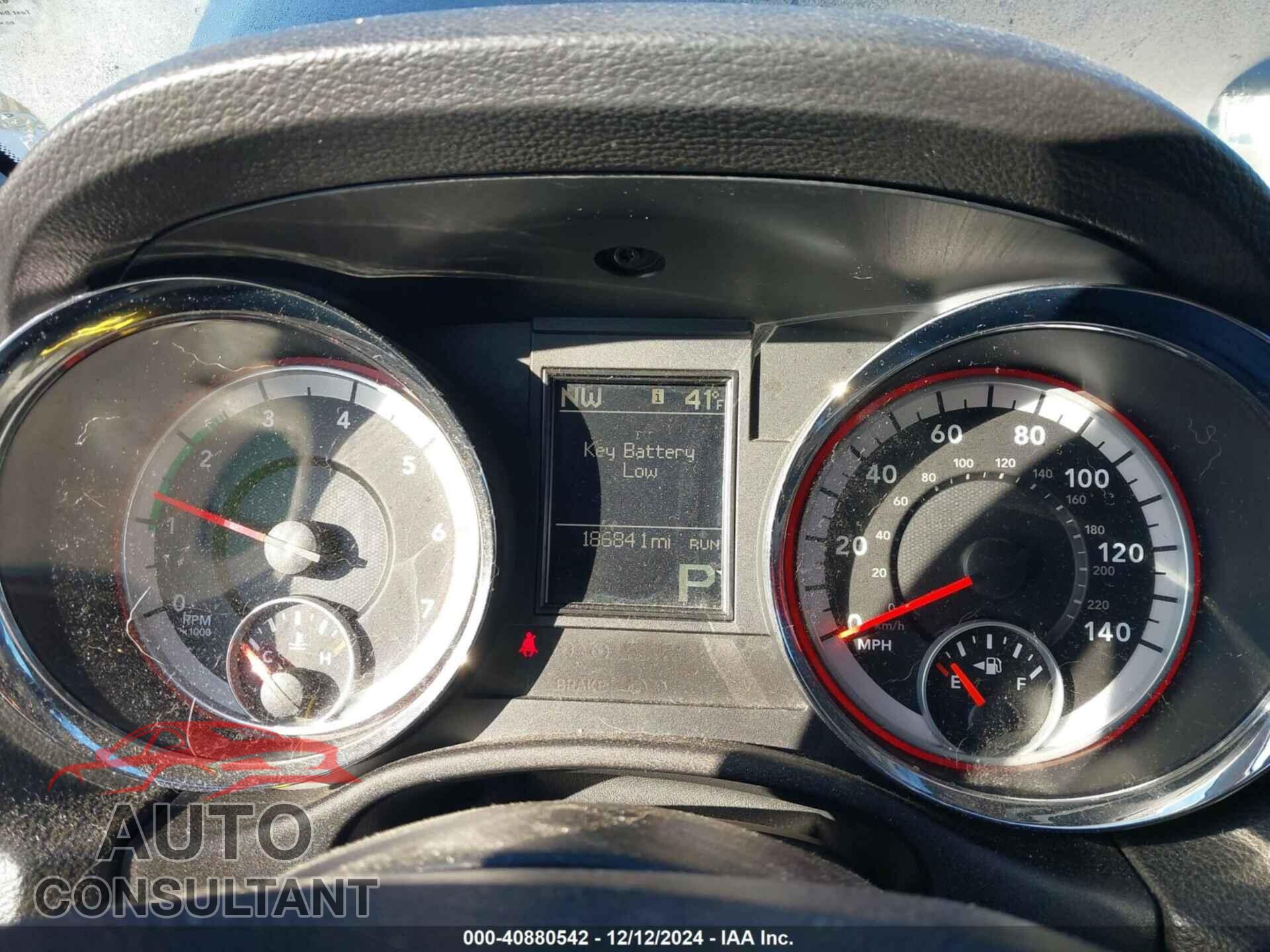 DODGE DURANGO 2012 - 1C4SDJCT2CC109345