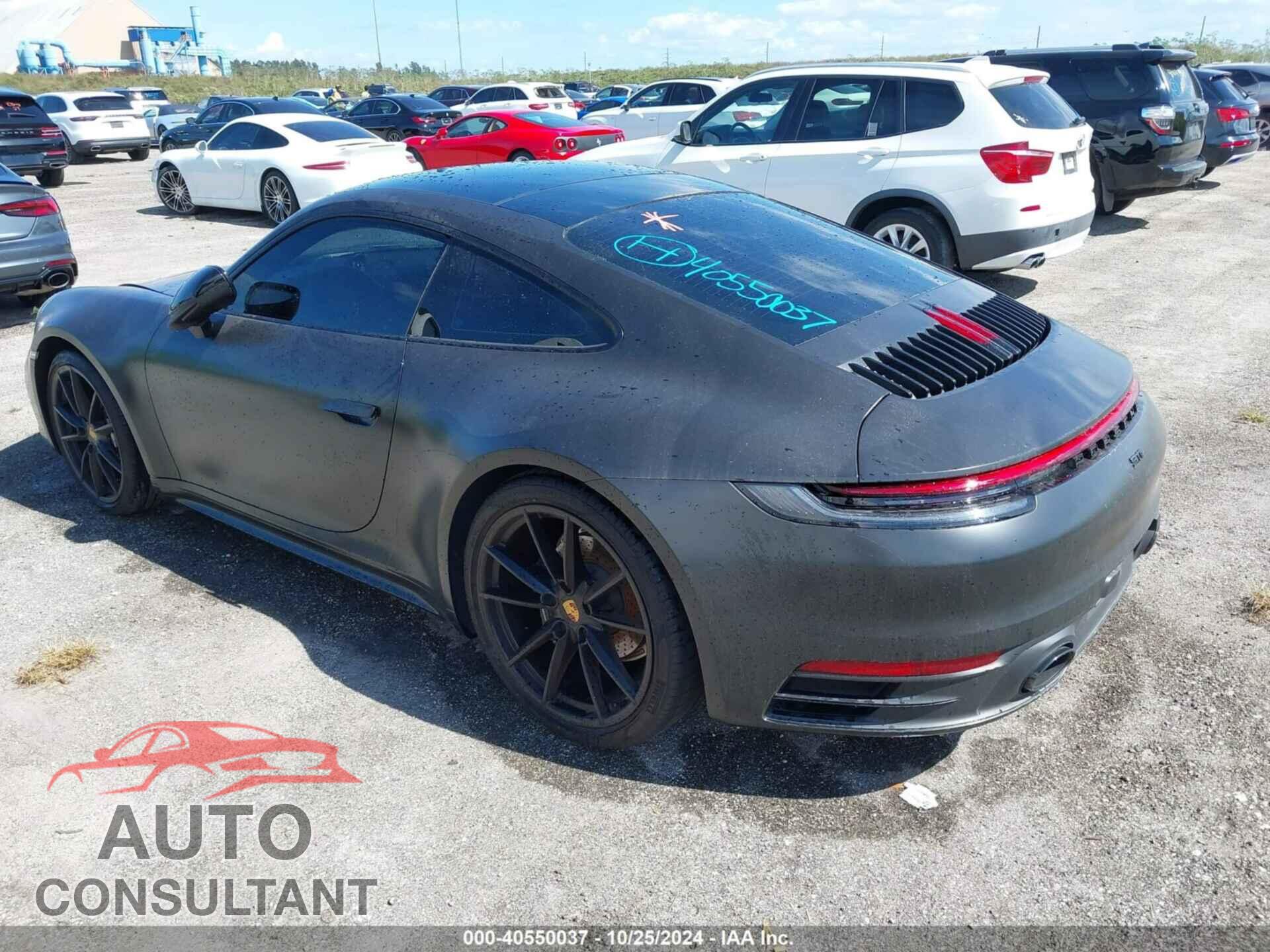 PORSCHE 911 2021 - WP0AA2A94MS205437