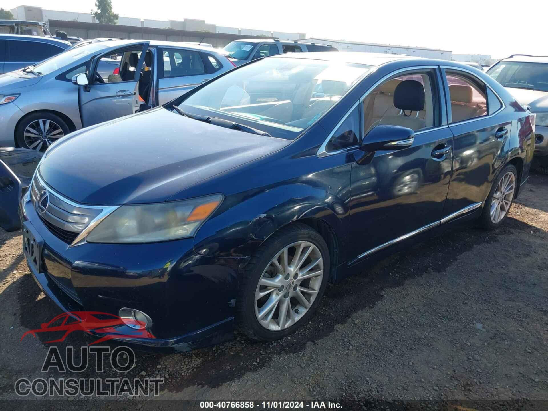LEXUS HS 250H 2010 - JTHBB1BA9A2035509