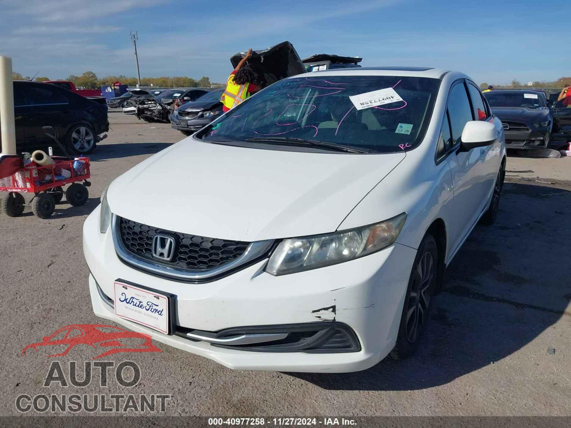 HONDA CIVIC 2013 - 19XFB2F87DE091147