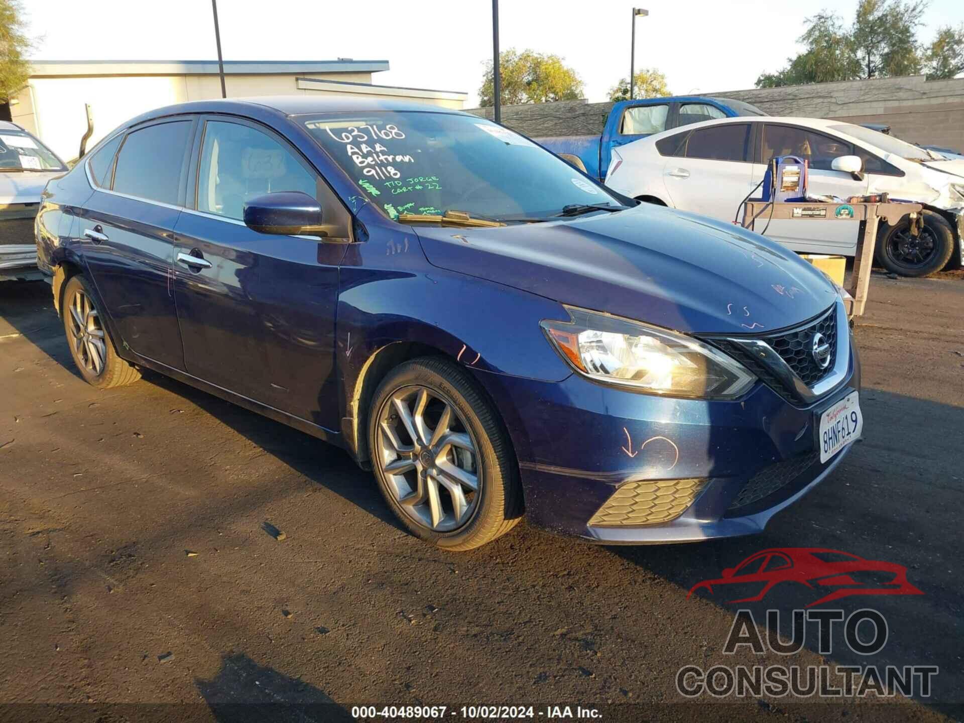 NISSAN SENTRA 2019 - 3N1AB7APXKY224116