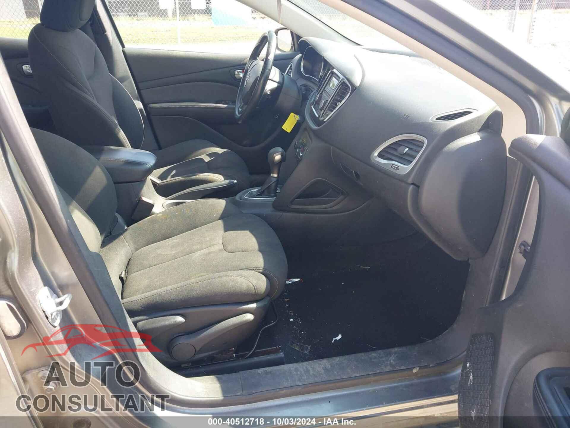 DODGE DART 2013 - 1C3CDFBA4DD198840