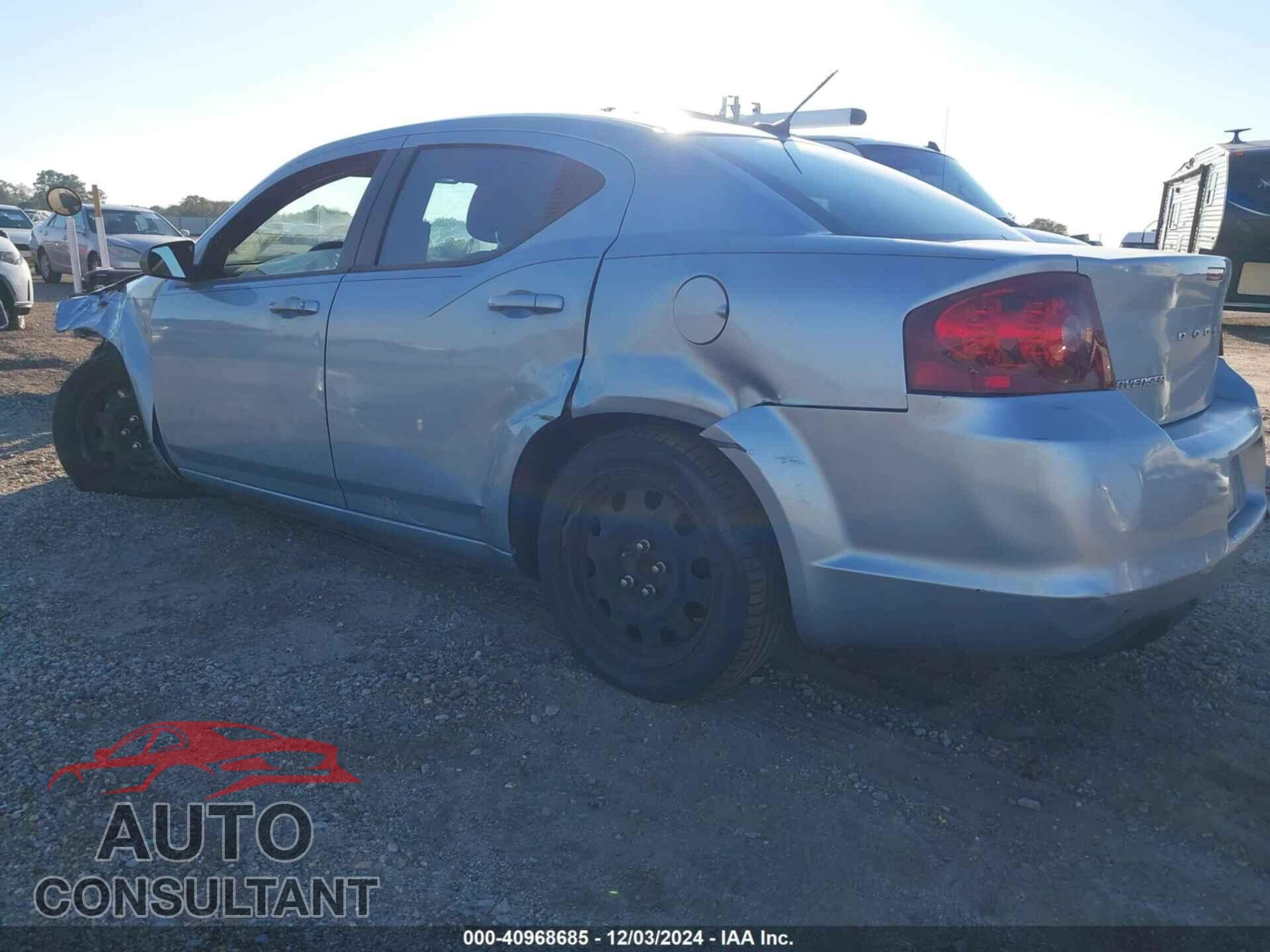 DODGE AVENGER 2013 - 1C3CDZAG7DN749182