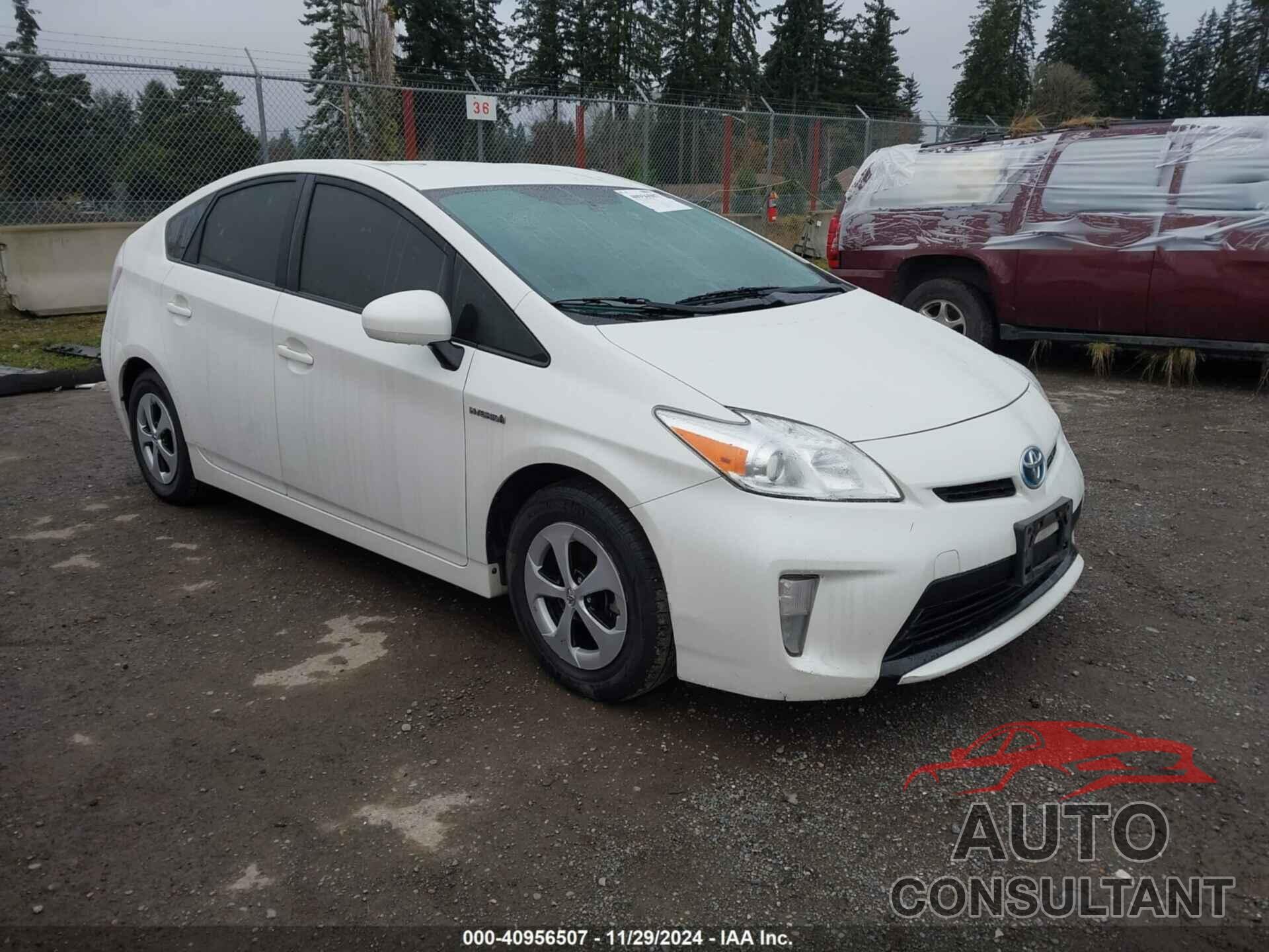 TOYOTA PRIUS 2012 - JTDKN3DU2C1581041