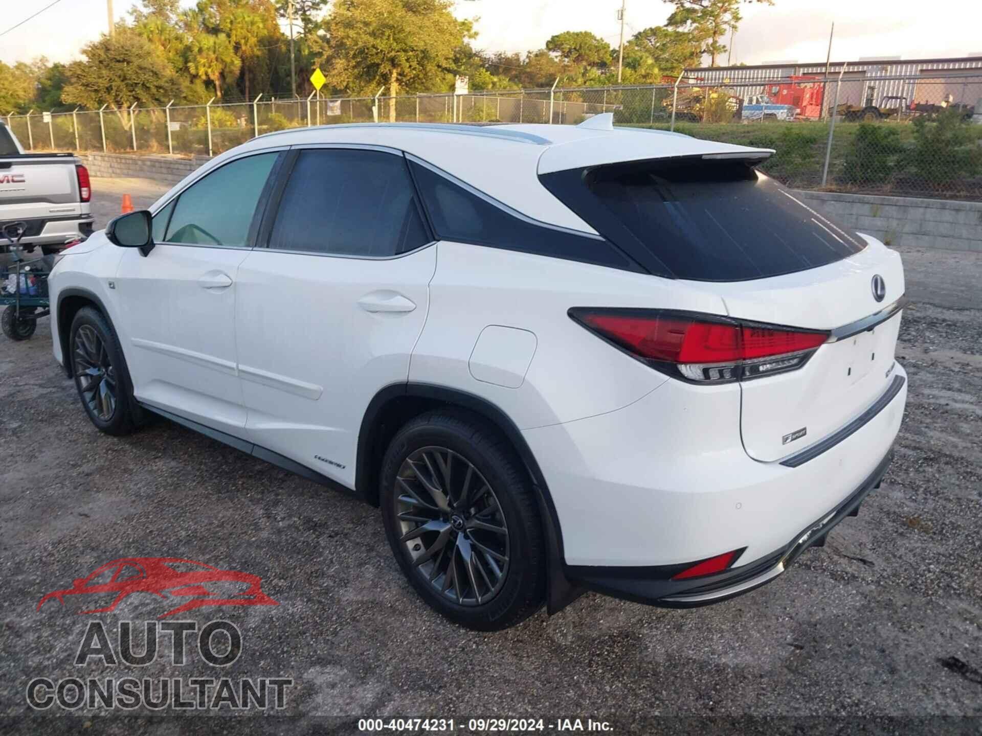 LEXUS RX 2020 - 2T2YGMDA8LC051440