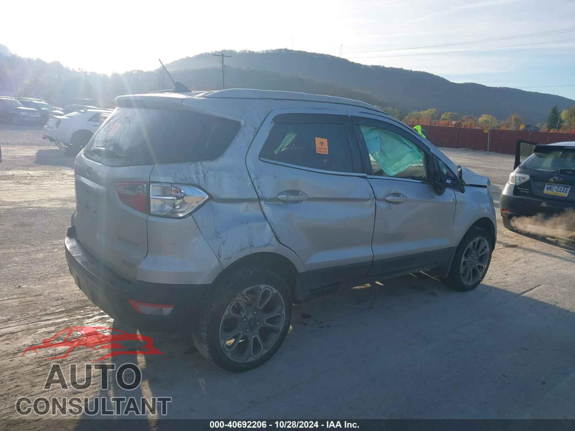 FORD ECOSPORT 2019 - MAJ6S3KL2KC254538