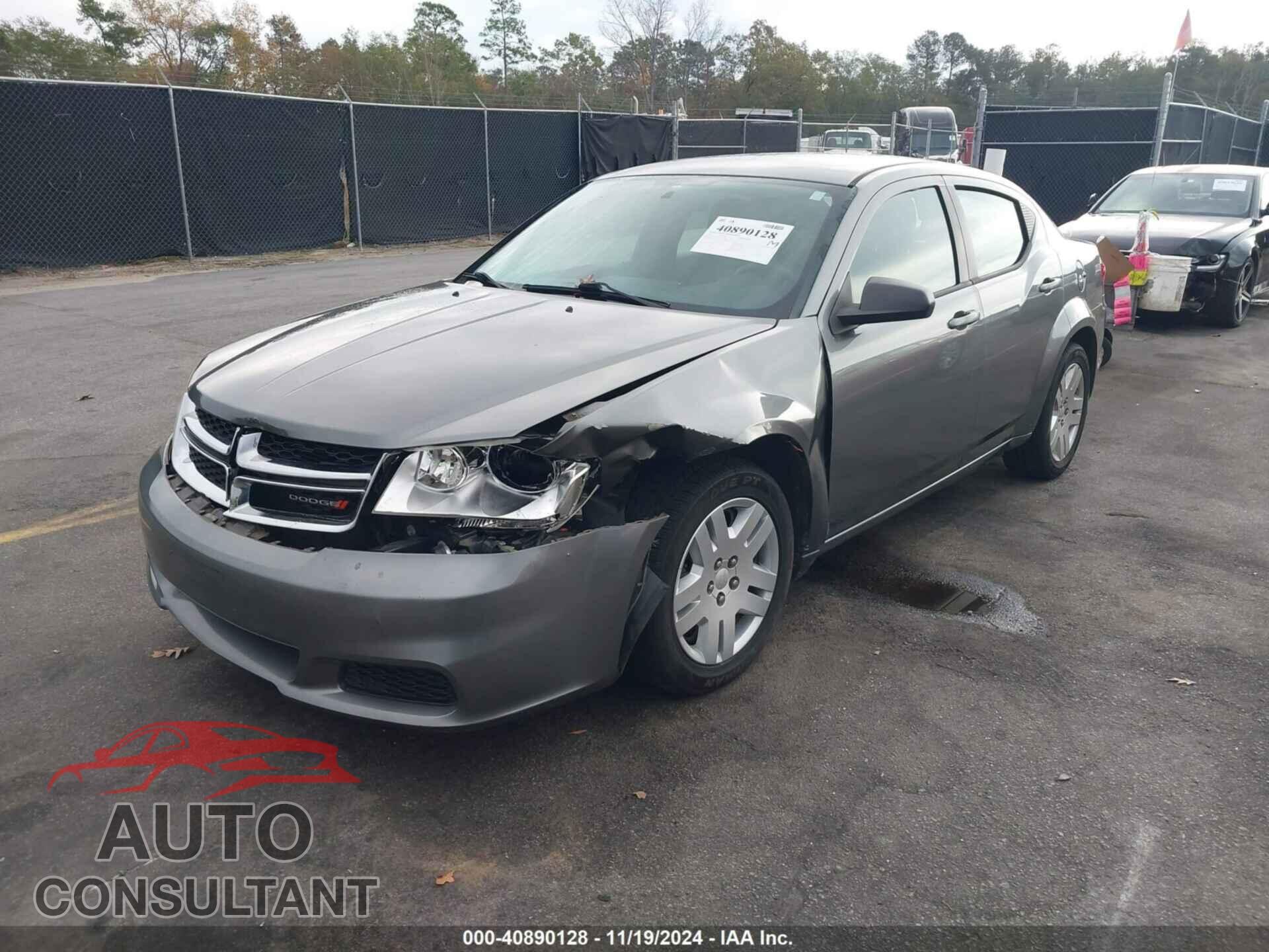 DODGE AVENGER 2013 - 1C3CDZAB2DN532482