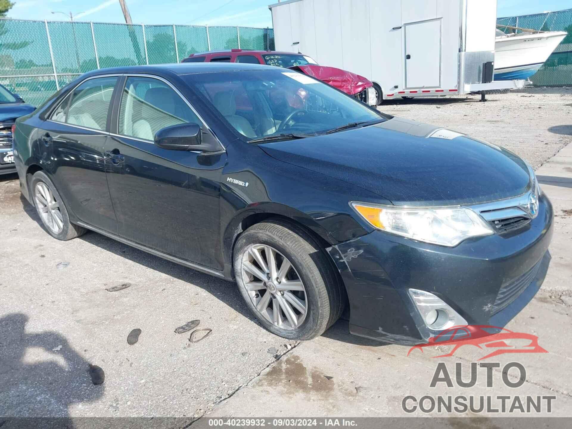 TOYOTA CAMRY HYBRID 2012 - 4T1BD1FK8CU025913