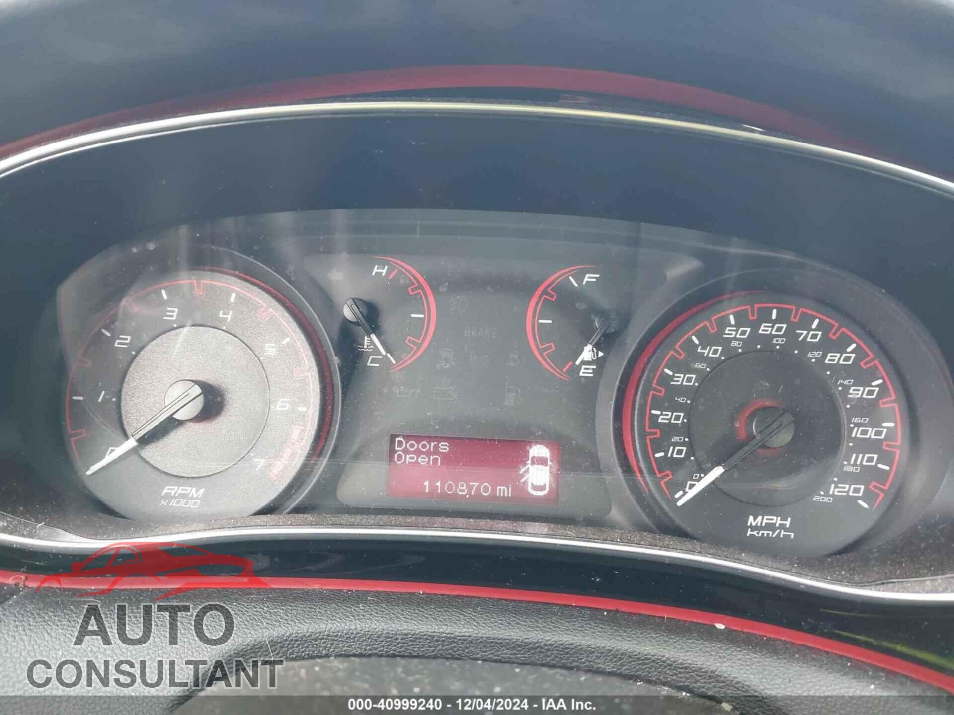 DODGE DART 2015 - 1C3CDFBB3FD306506