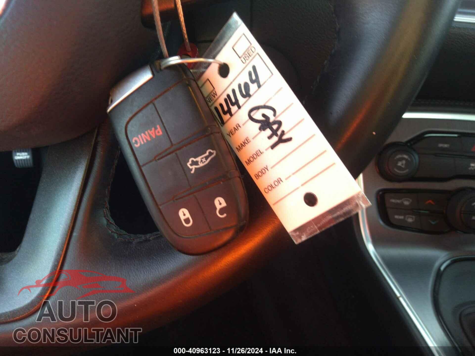 DODGE CHALLENGER 2016 - 2C3CDZAG9GH200807