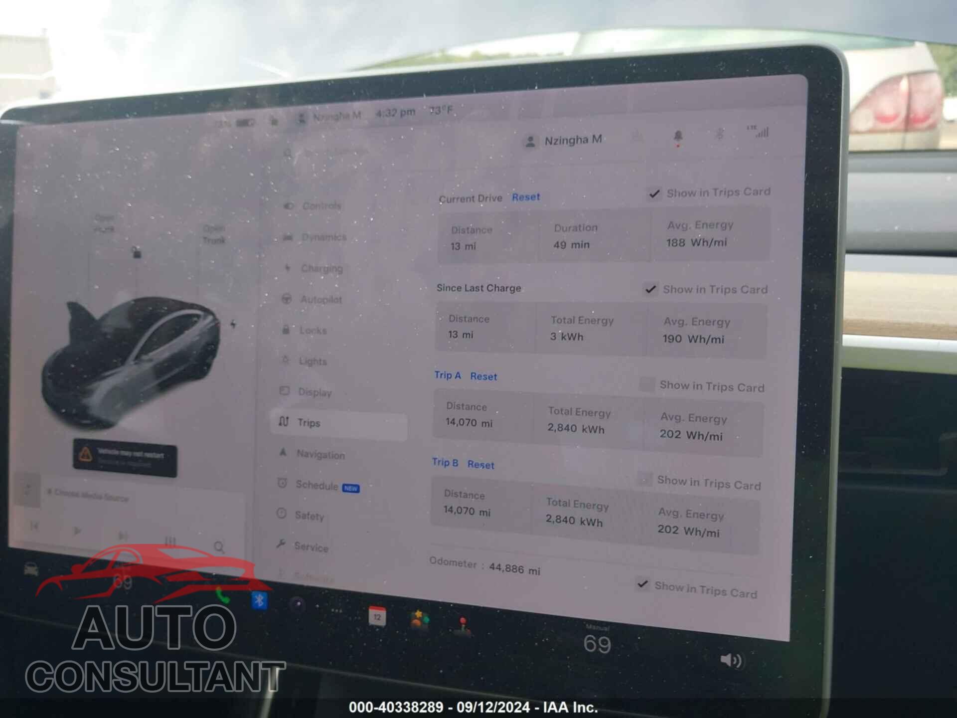 TESLA MODEL 3 2020 - 5YJ3E1EA9LF705293