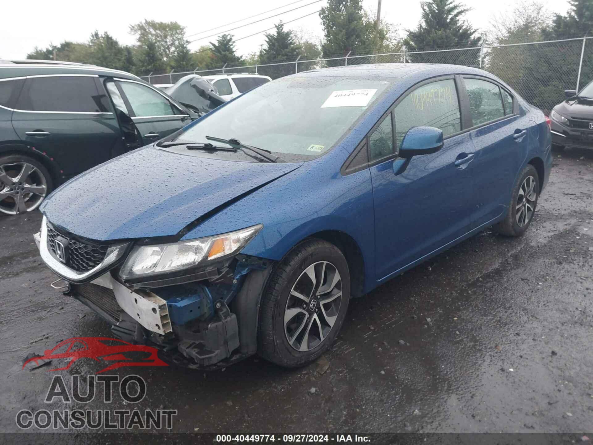 HONDA CIVIC 2013 - 19XFB2F88DE078178